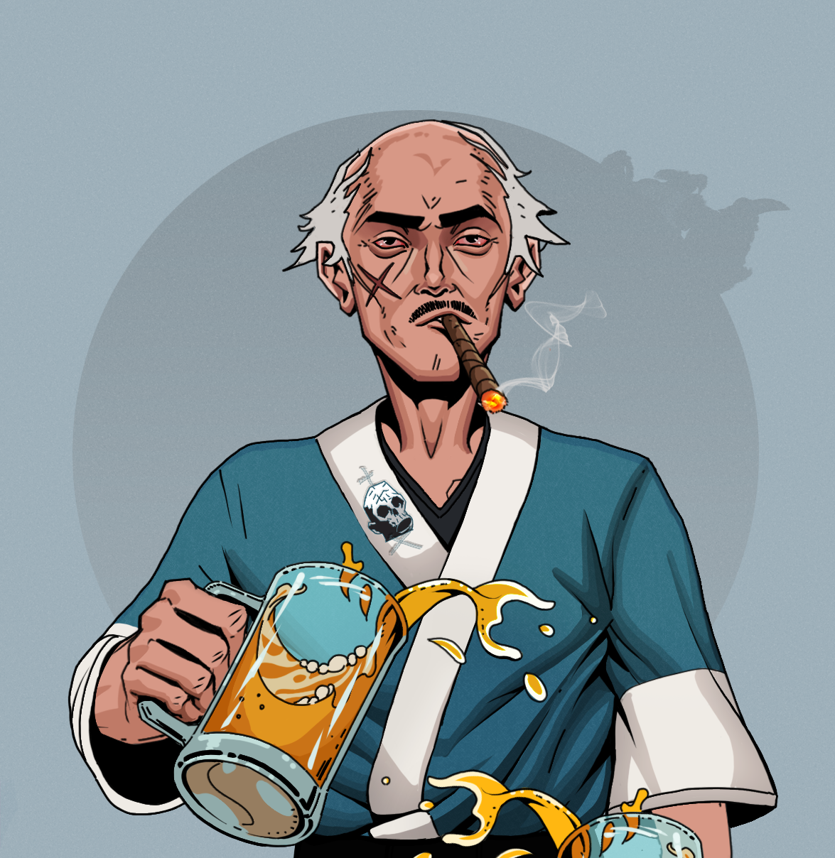 Raikou The Stoner — Degen Dojo fighter