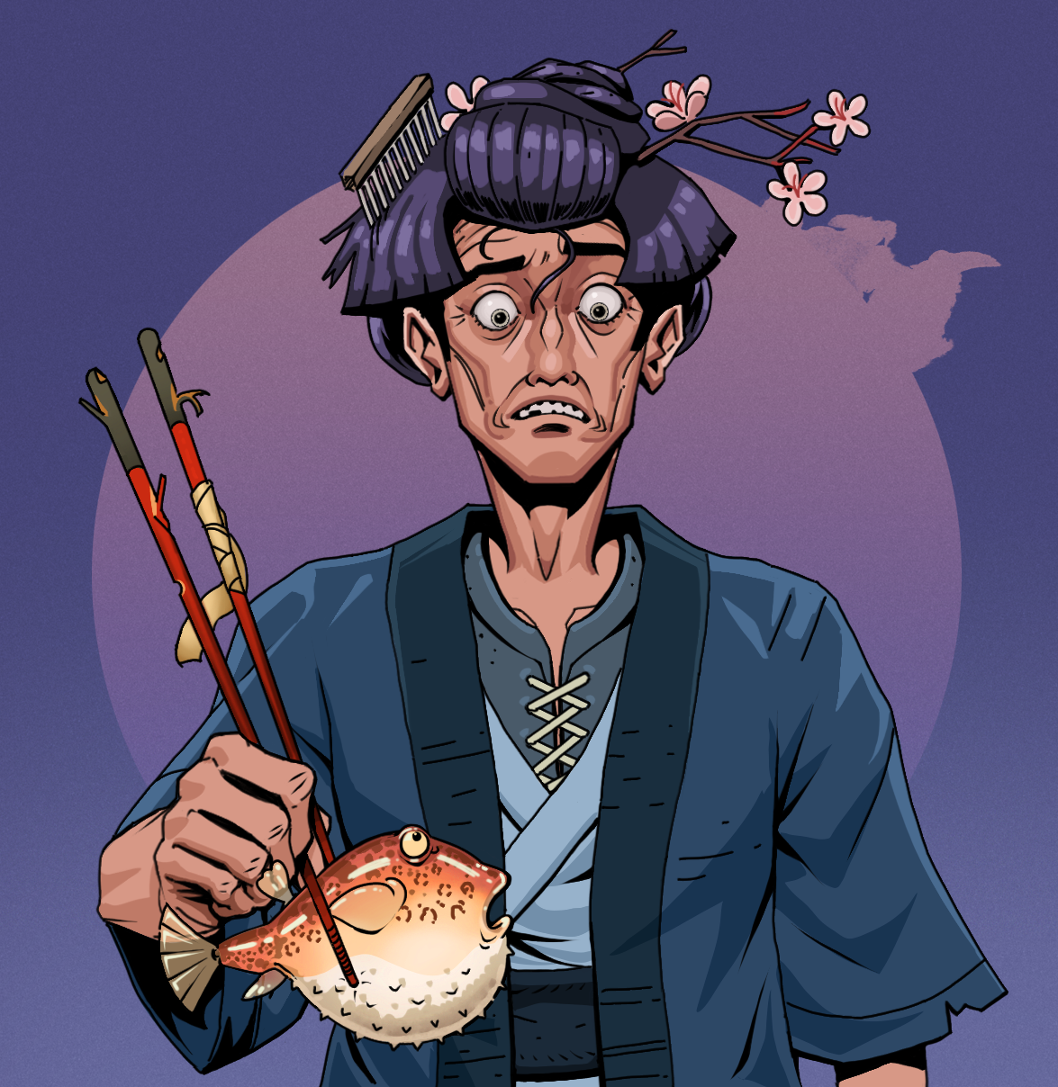 Shitless Botan — Degen Dojo fighter