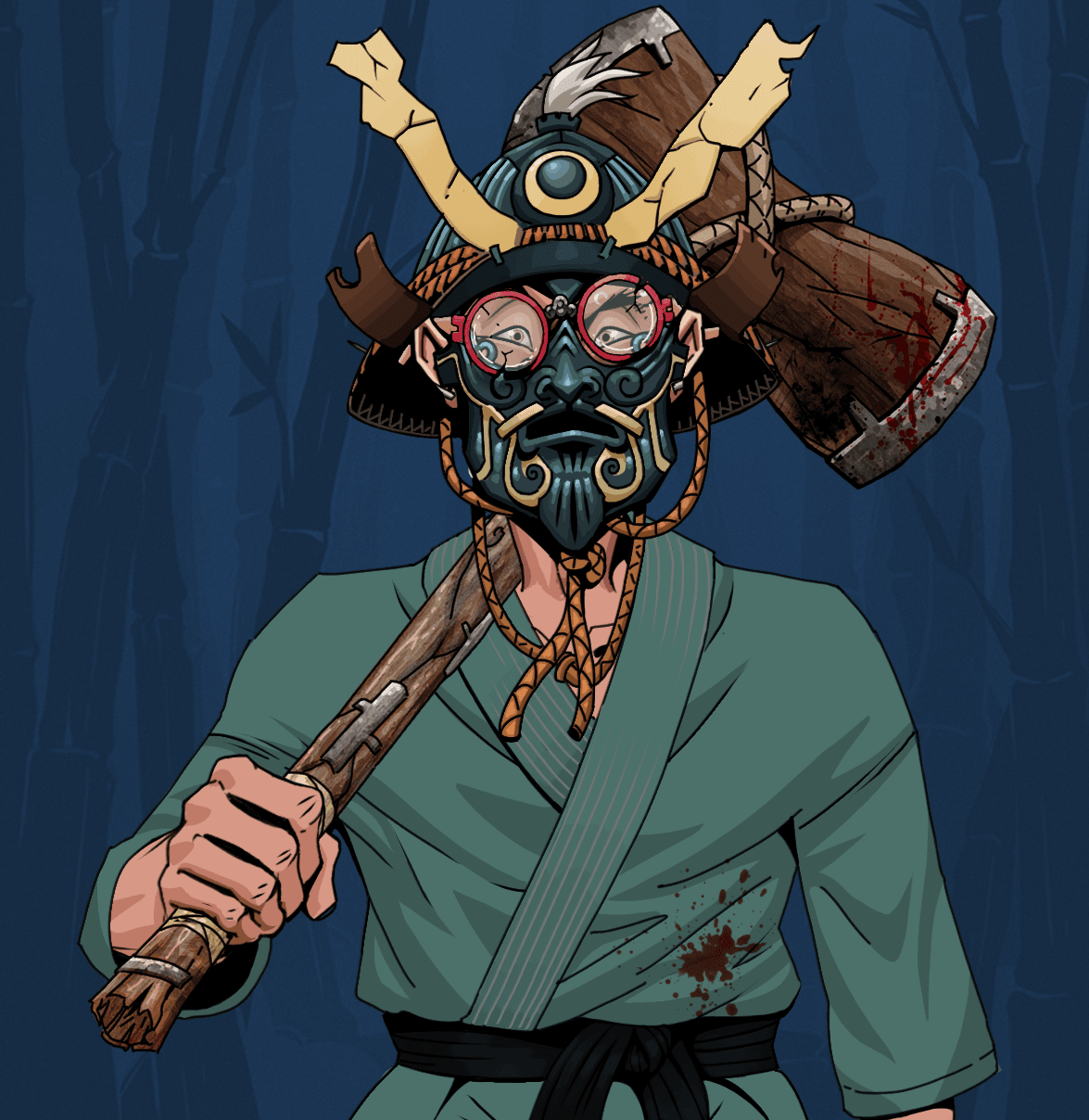 Stresshead Rin — Degen Dojo fighter