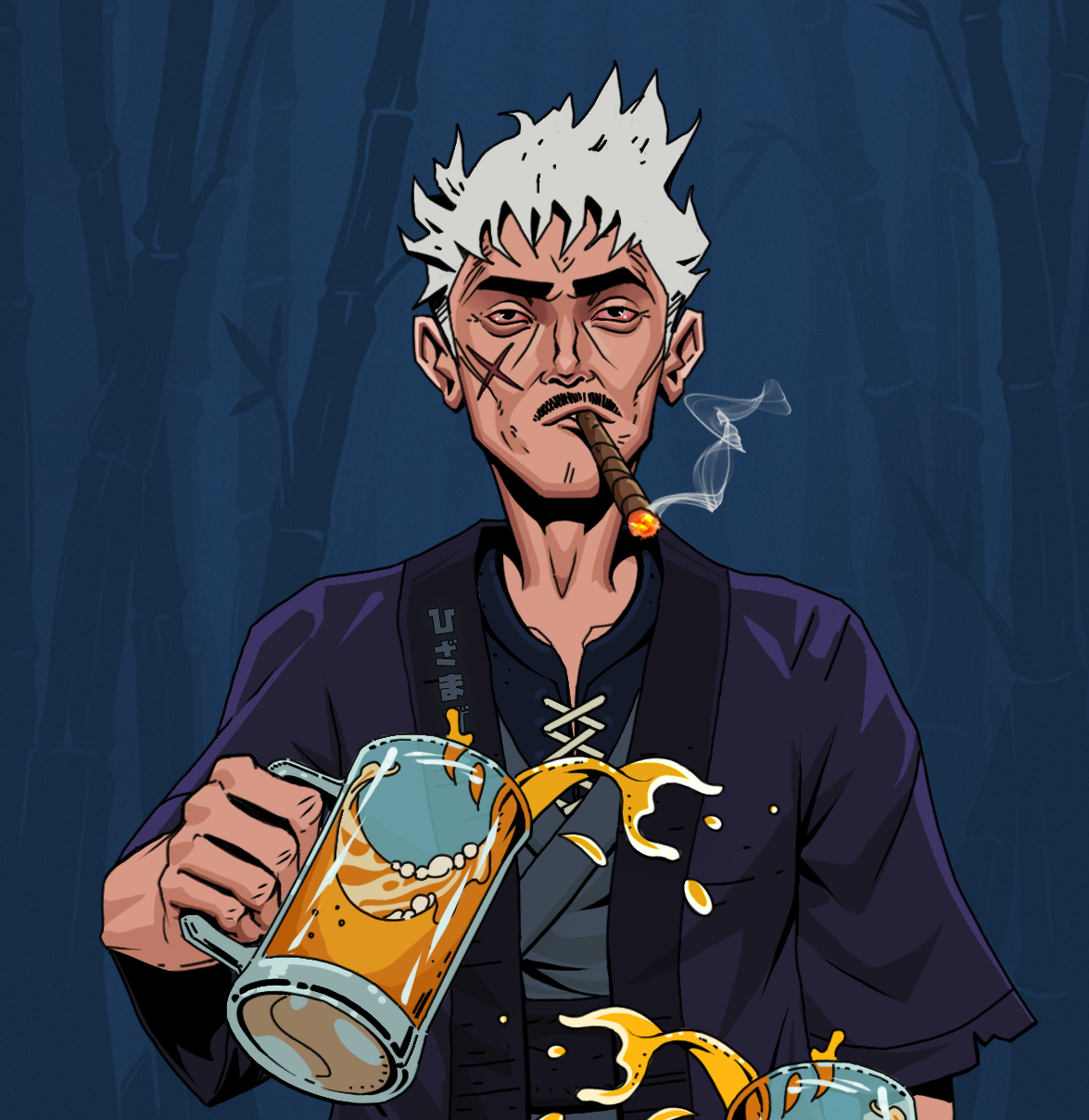 Raikou The Stoner — Degen Dojo fighter