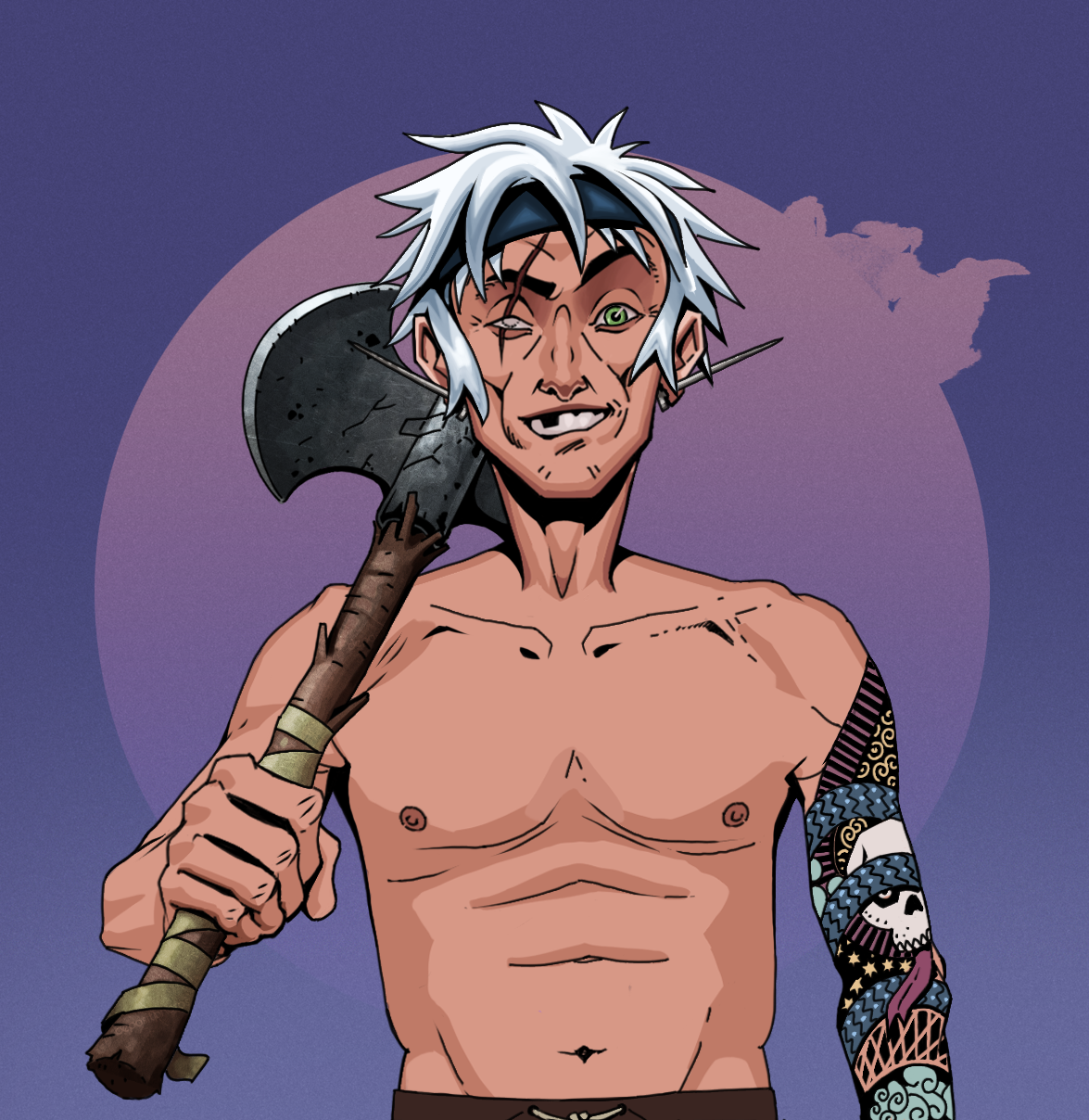 One-Eyed Itsuki — Degen Dojo fighter