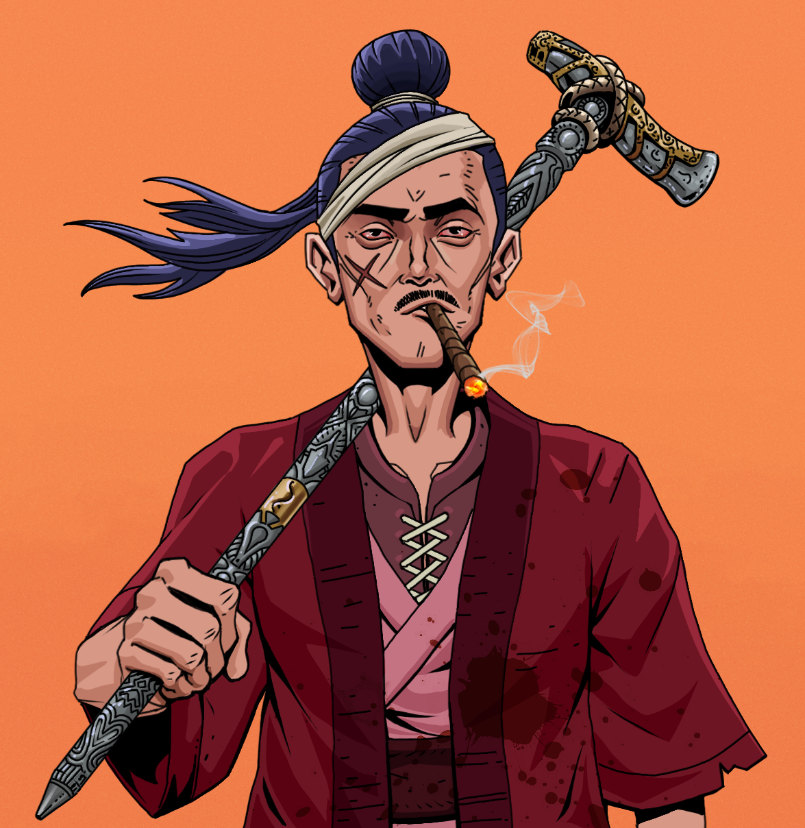 Raikou The Stoner — Degen Dojo fighter