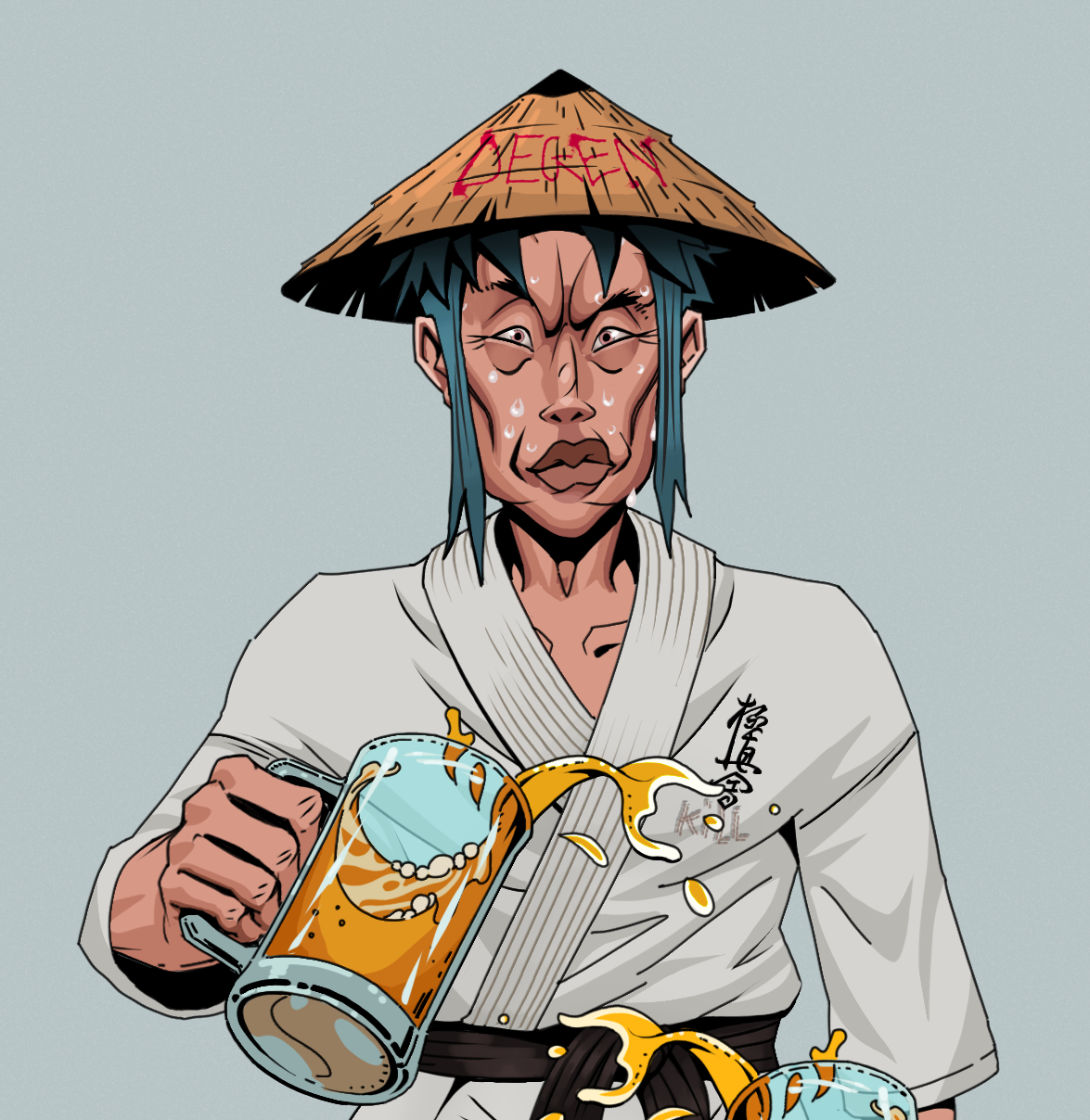 Stresshead Rin — Degen Dojo fighter