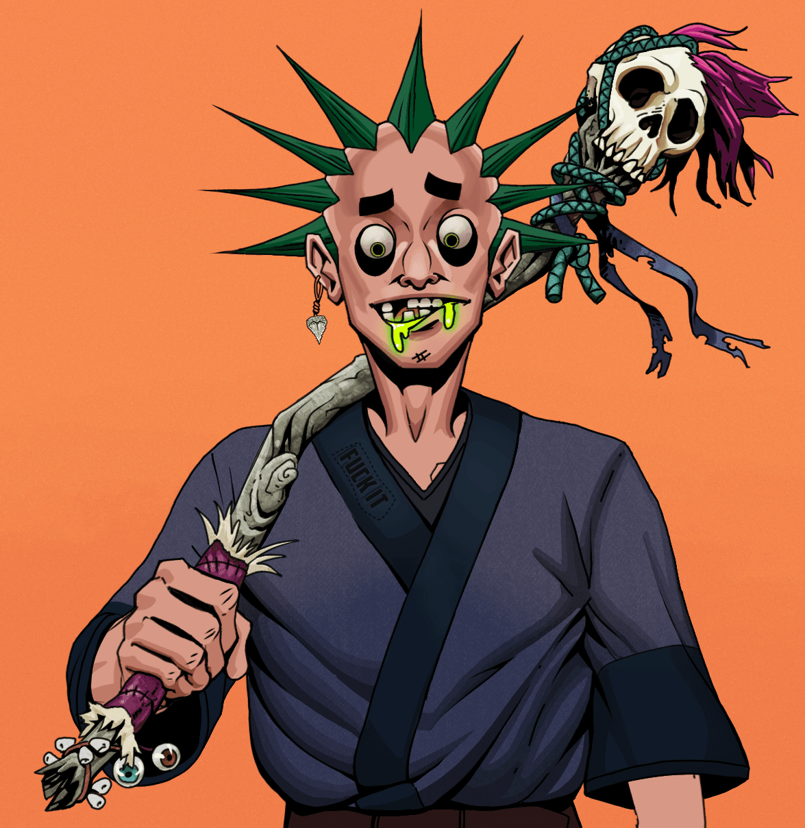 Toxic Azuma — Degen Dojo fighter