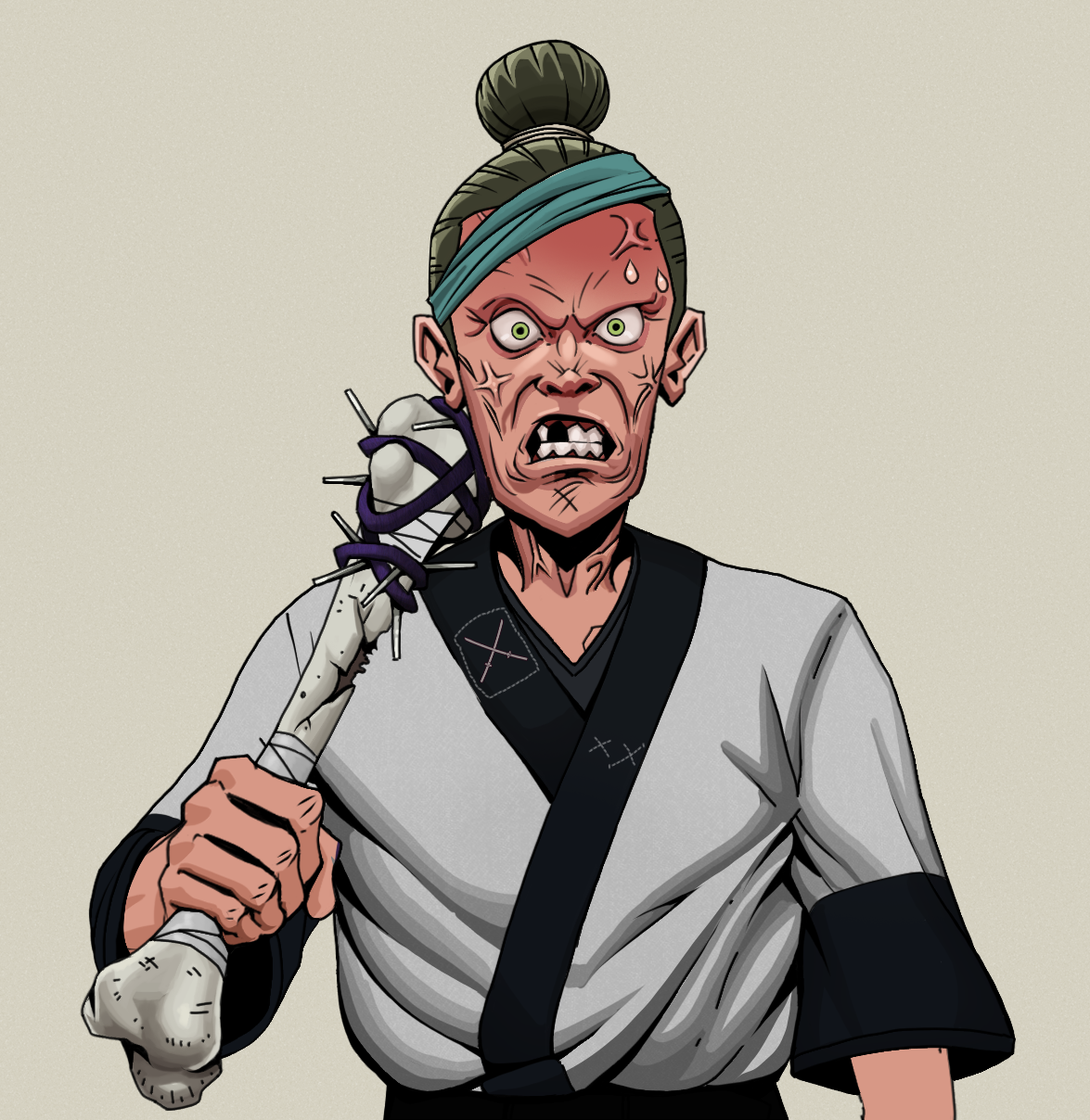 Angry Ikari — Degen Dojo fighter