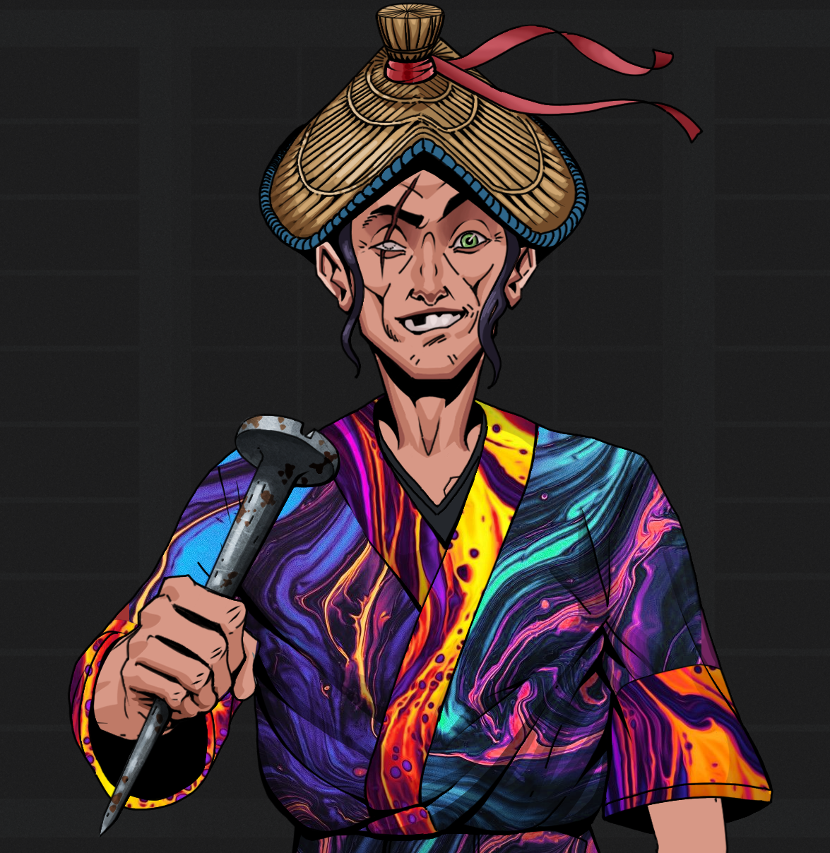 One-Eyed Itsuki — Degen Dojo fighter