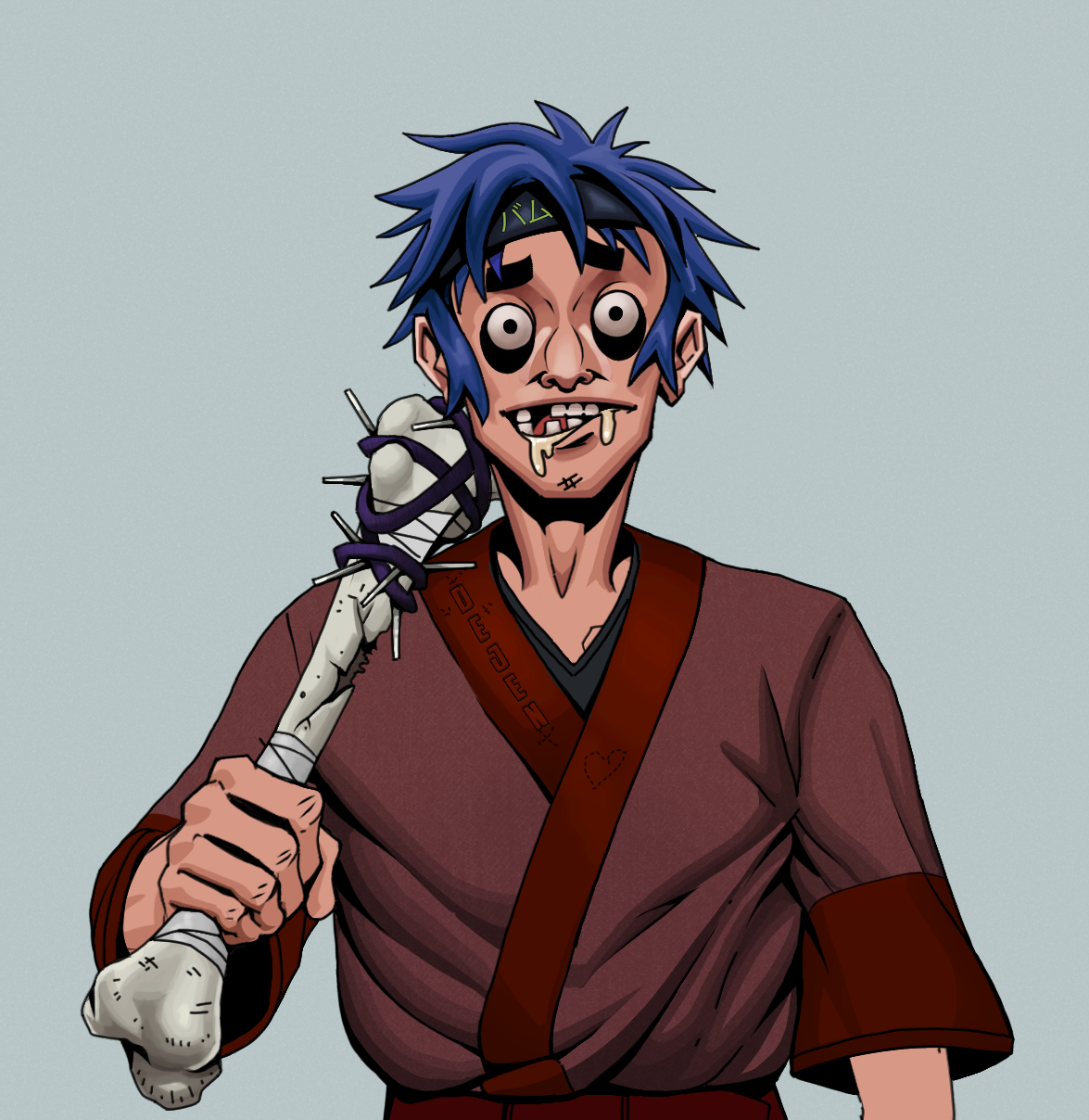 Drooling Azuma — Degen Dojo fighter