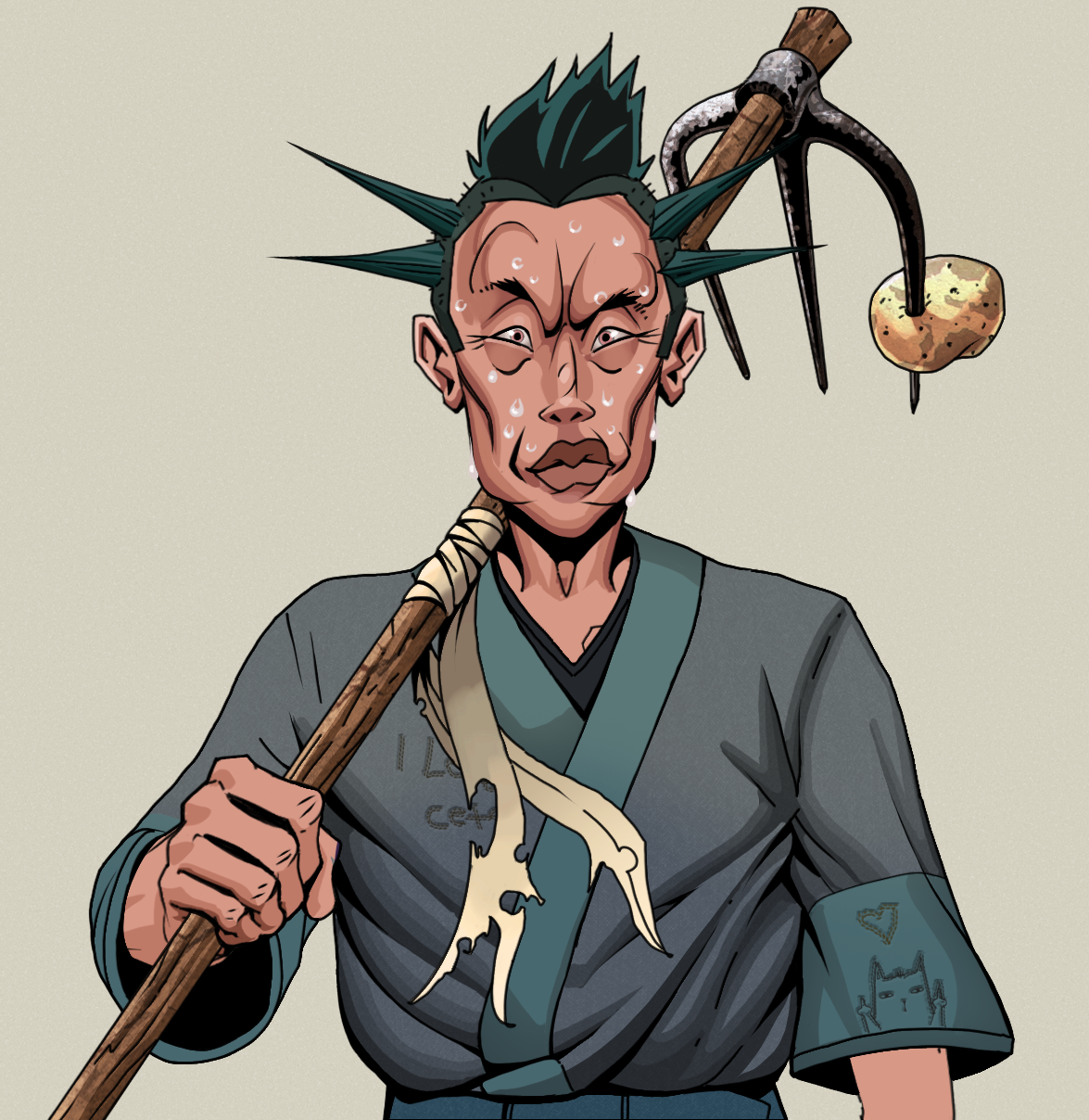 Stresshead Rin — Degen Dojo fighter