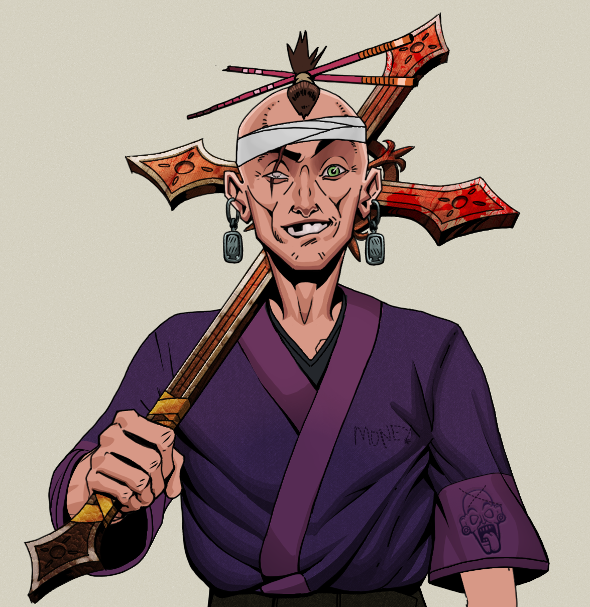 One-Eyed Itsuki — Degen Dojo fighter