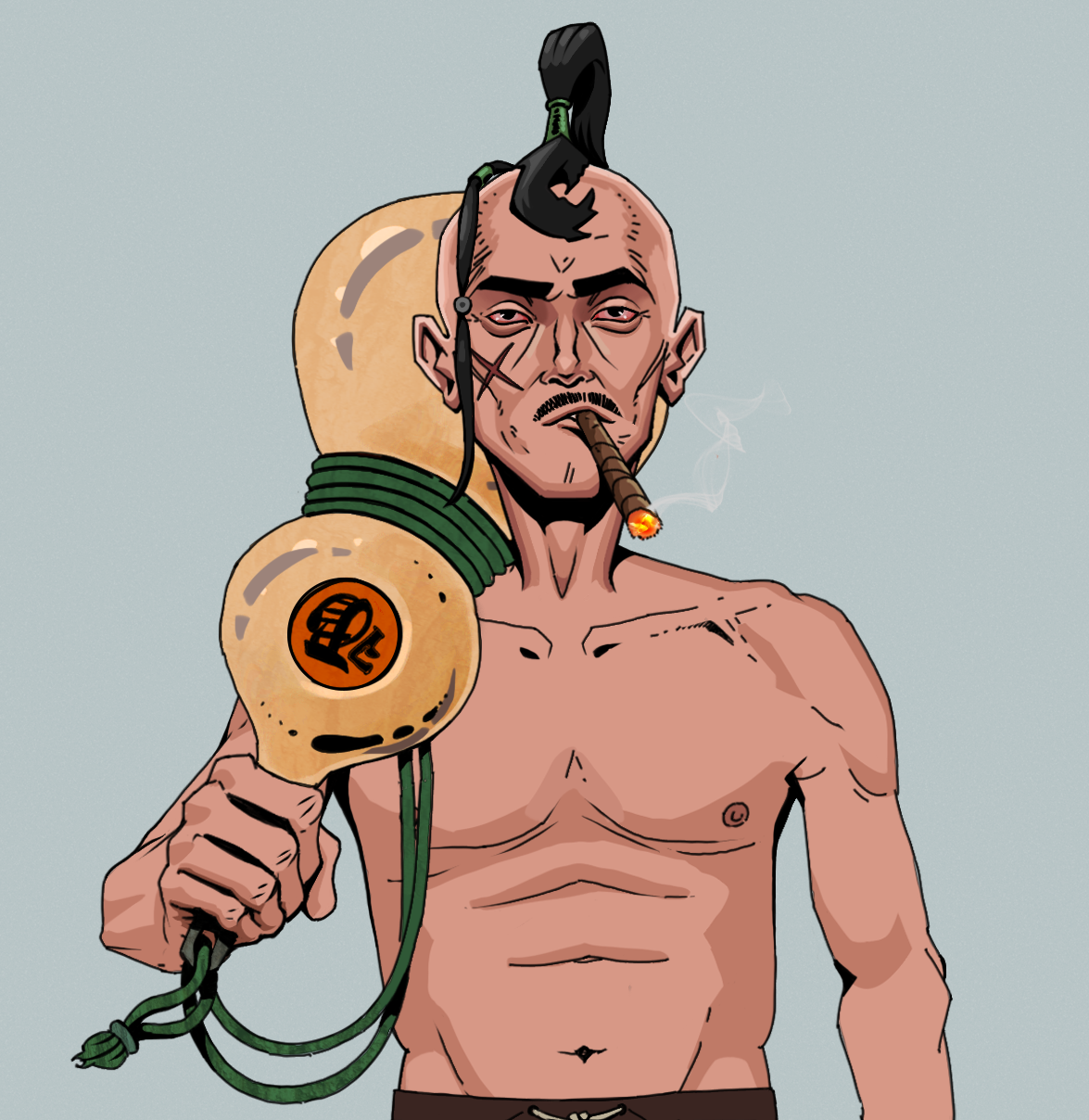 Raikou The Stoner — Degen Dojo fighter
