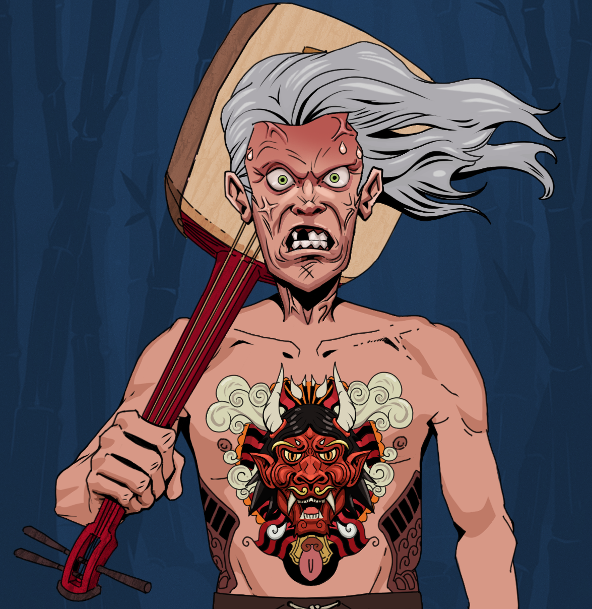 Angry Ikari — Degen Dojo fighter