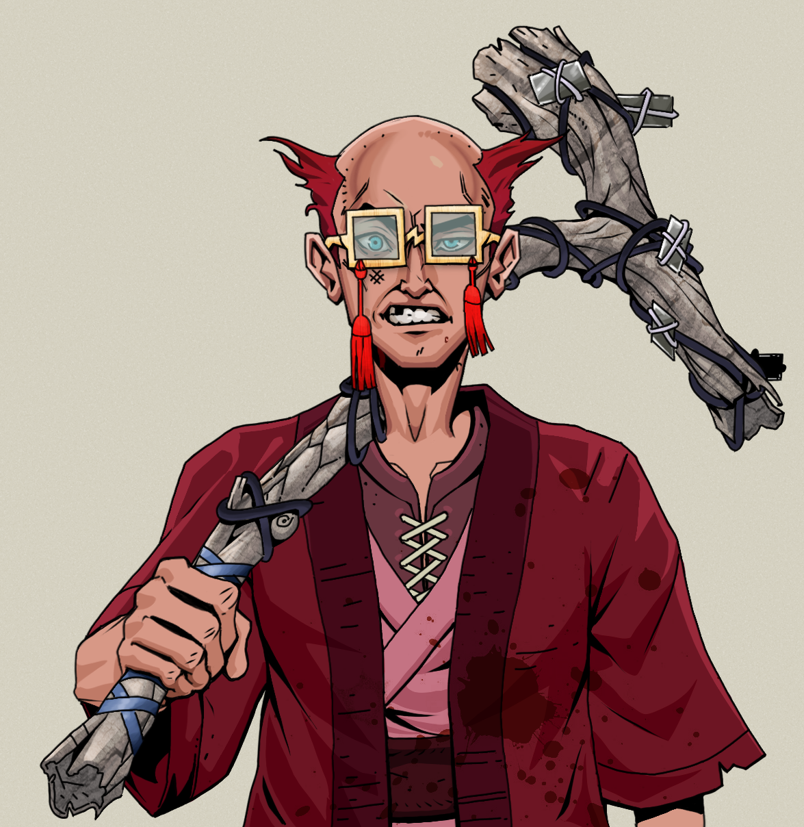Akuma — Degen Dojo fighter
