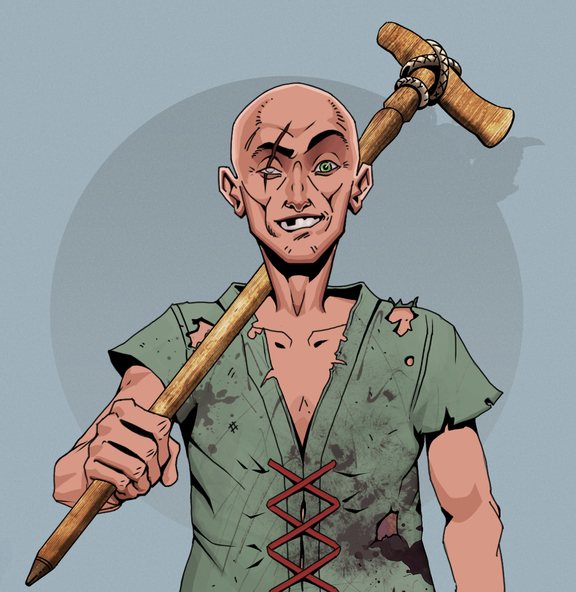 One-Eyed Itsuki — Degen Dojo fighter
