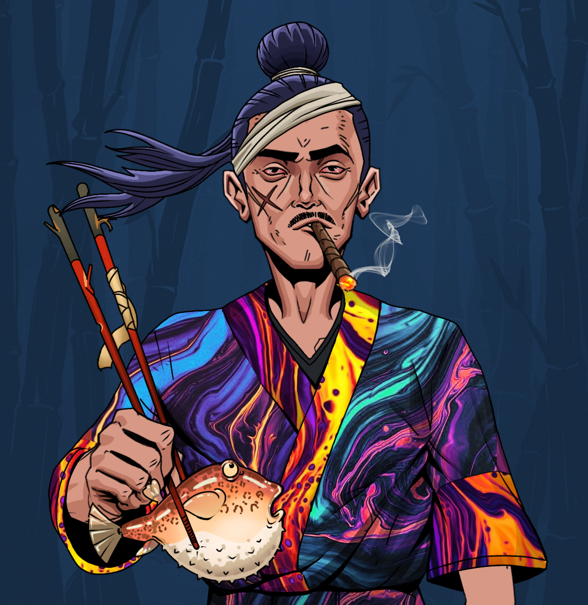 Raikou The Stoner — Degen Dojo fighter