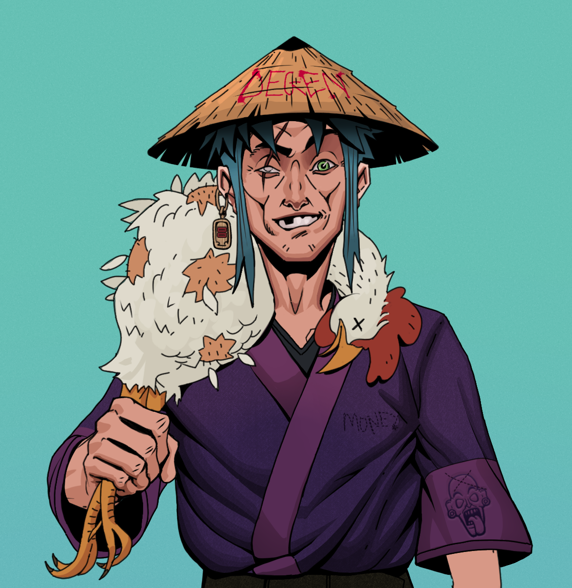 One-Eyed Itsuki — Degen Dojo fighter