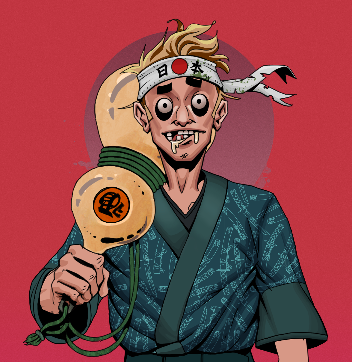 Drooling Azuma — Degen Dojo fighter