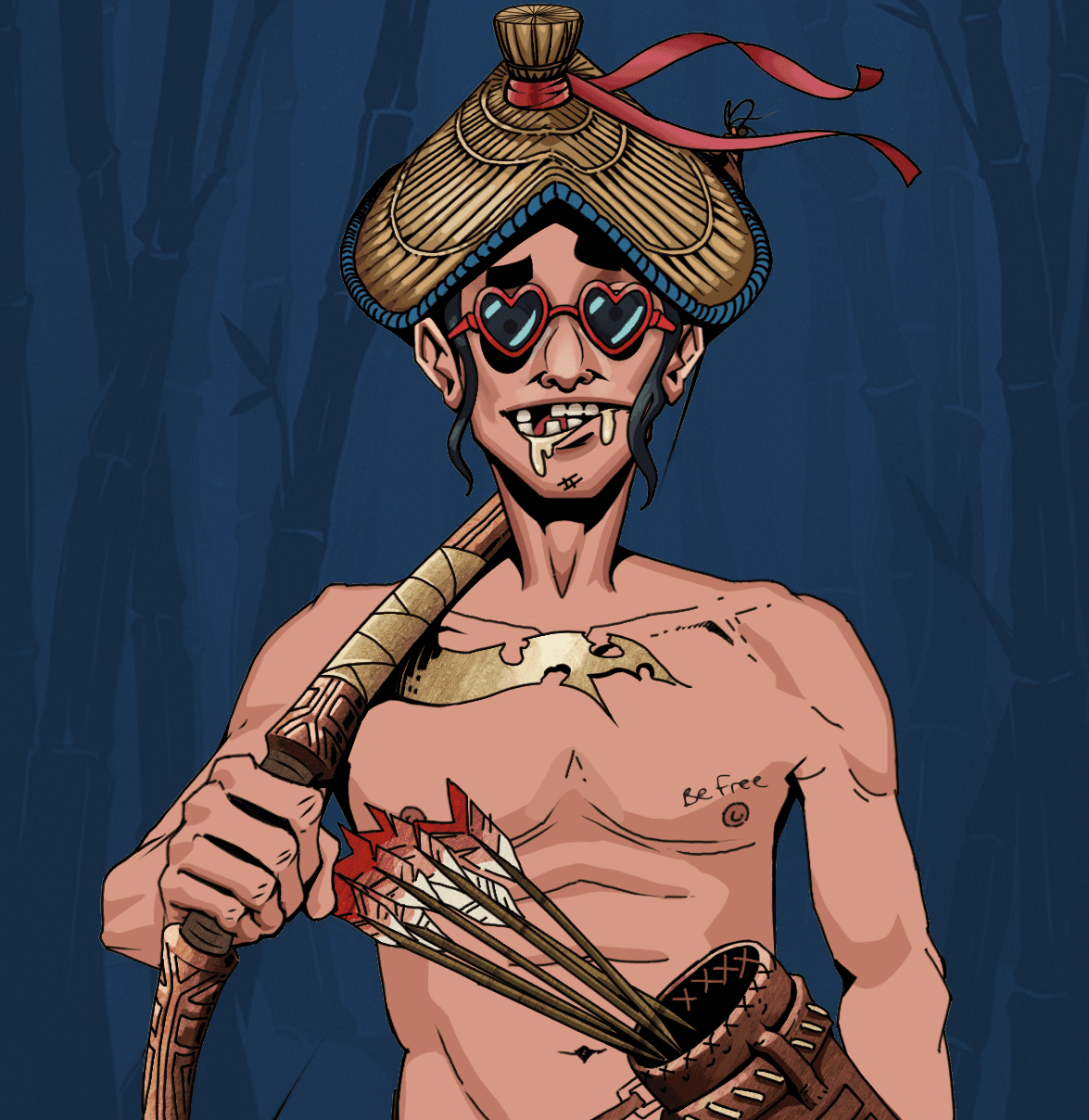 Drooling Azuma — Degen Dojo fighter