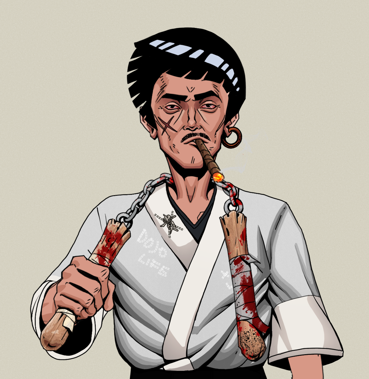 Raikou The Stoner — Degen Dojo fighter