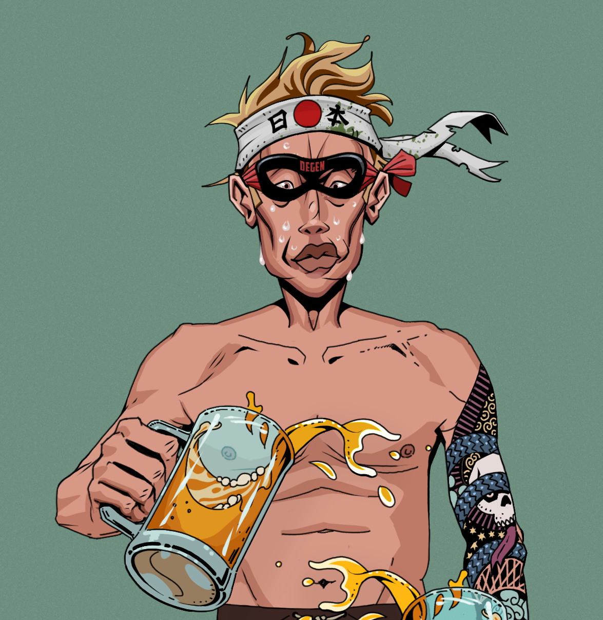 Stresshead Rin — Degen Dojo fighter