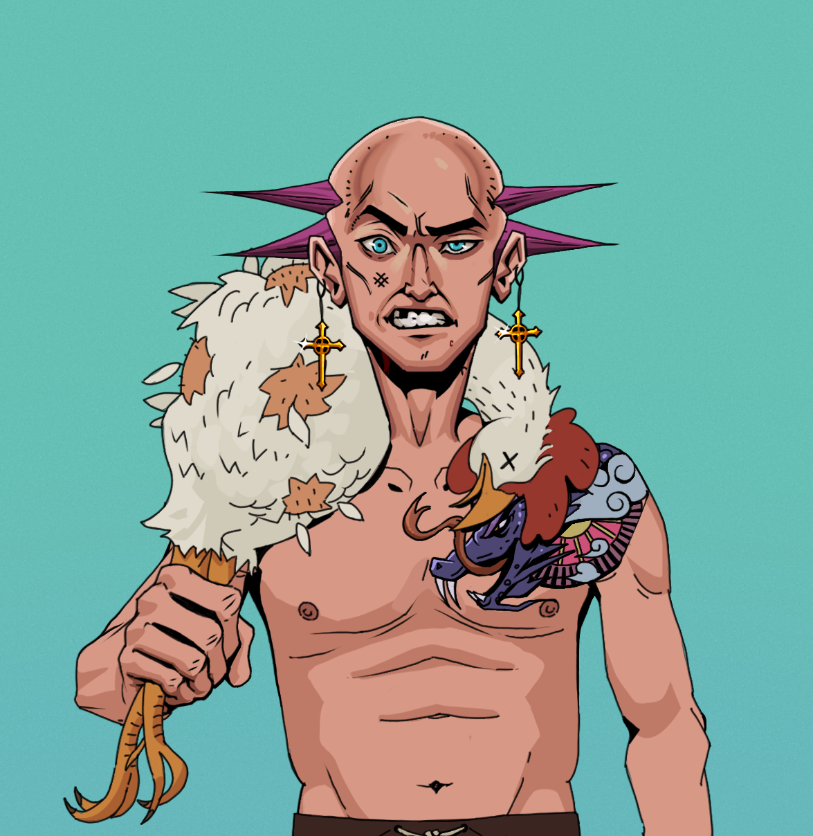 Akuma — Degen Dojo fighter