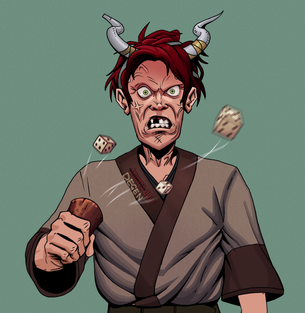 Angry Ikari — Degen Dojo fighter