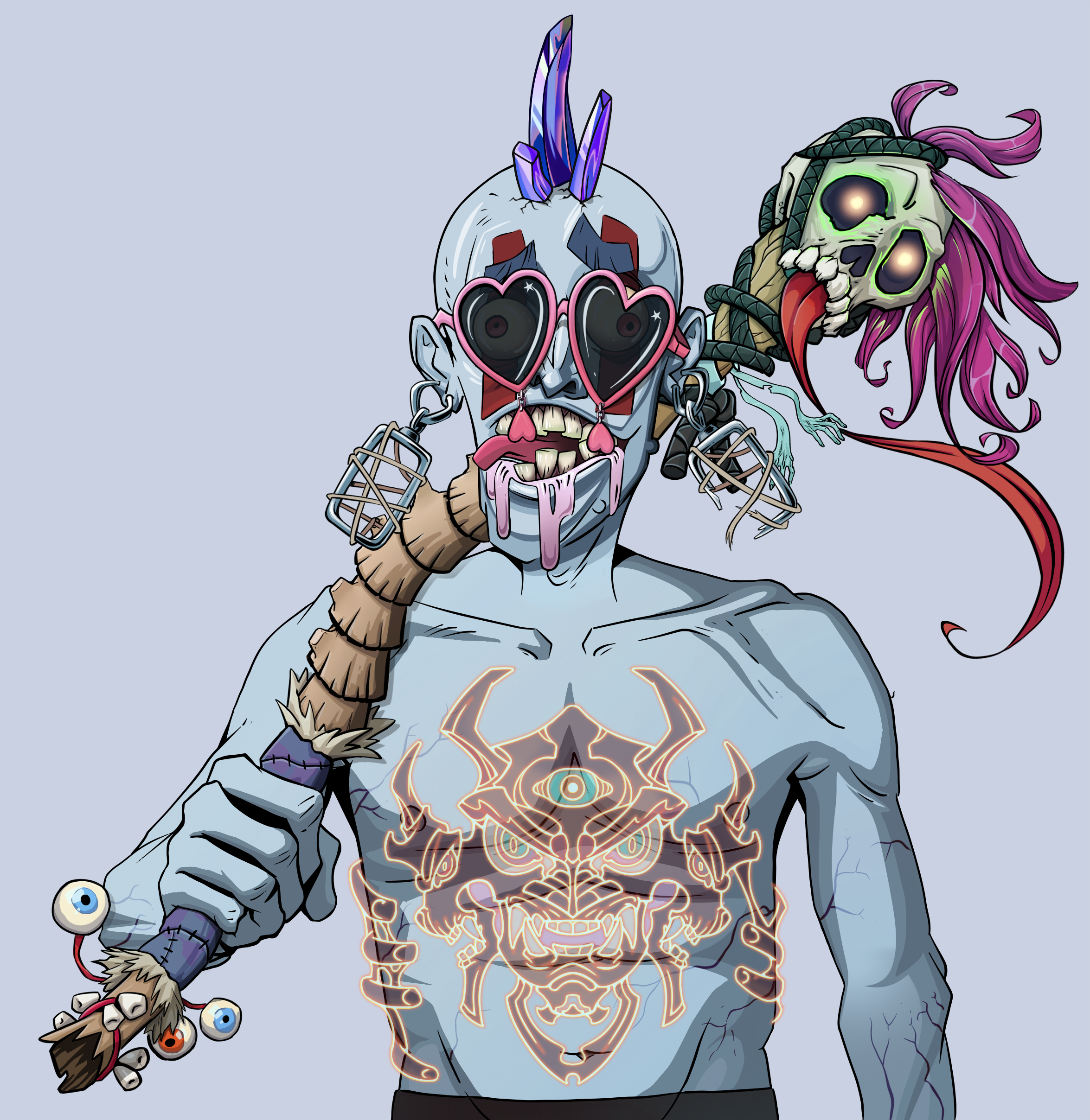 Drooling Azuma — Degen Dojo fighter