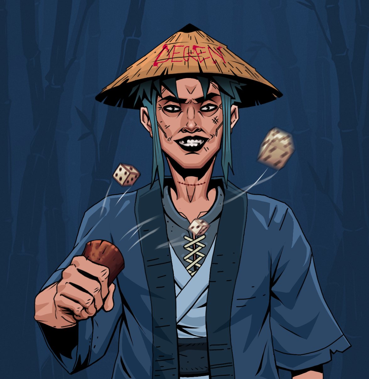 Junichiro Reborn — Degen Dojo fighter