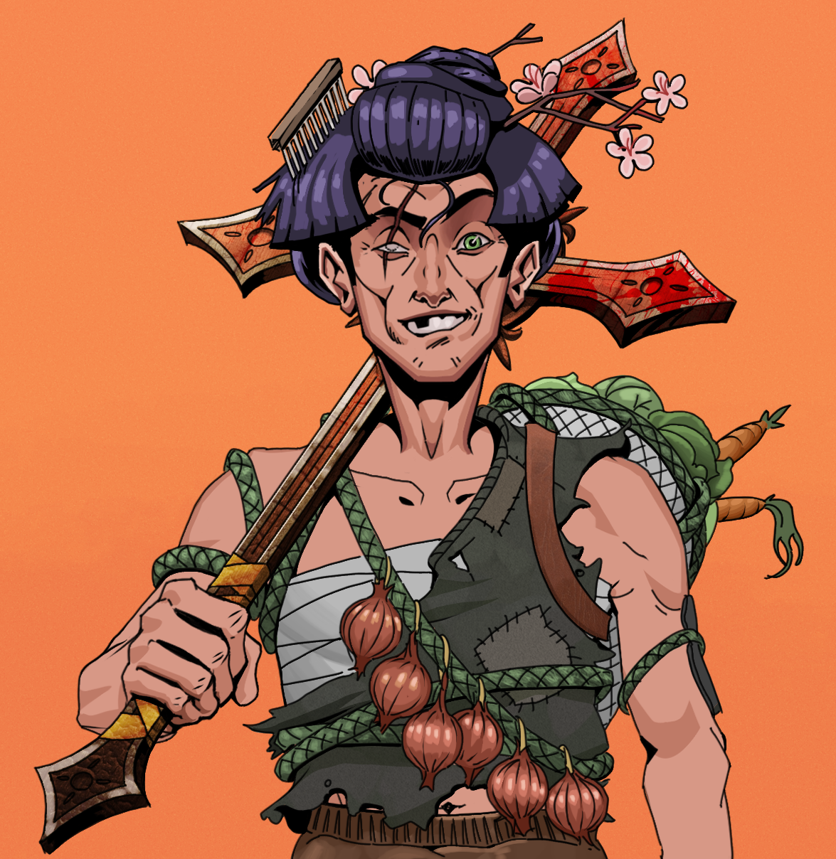 One-Eyed Itsuki — Degen Dojo fighter