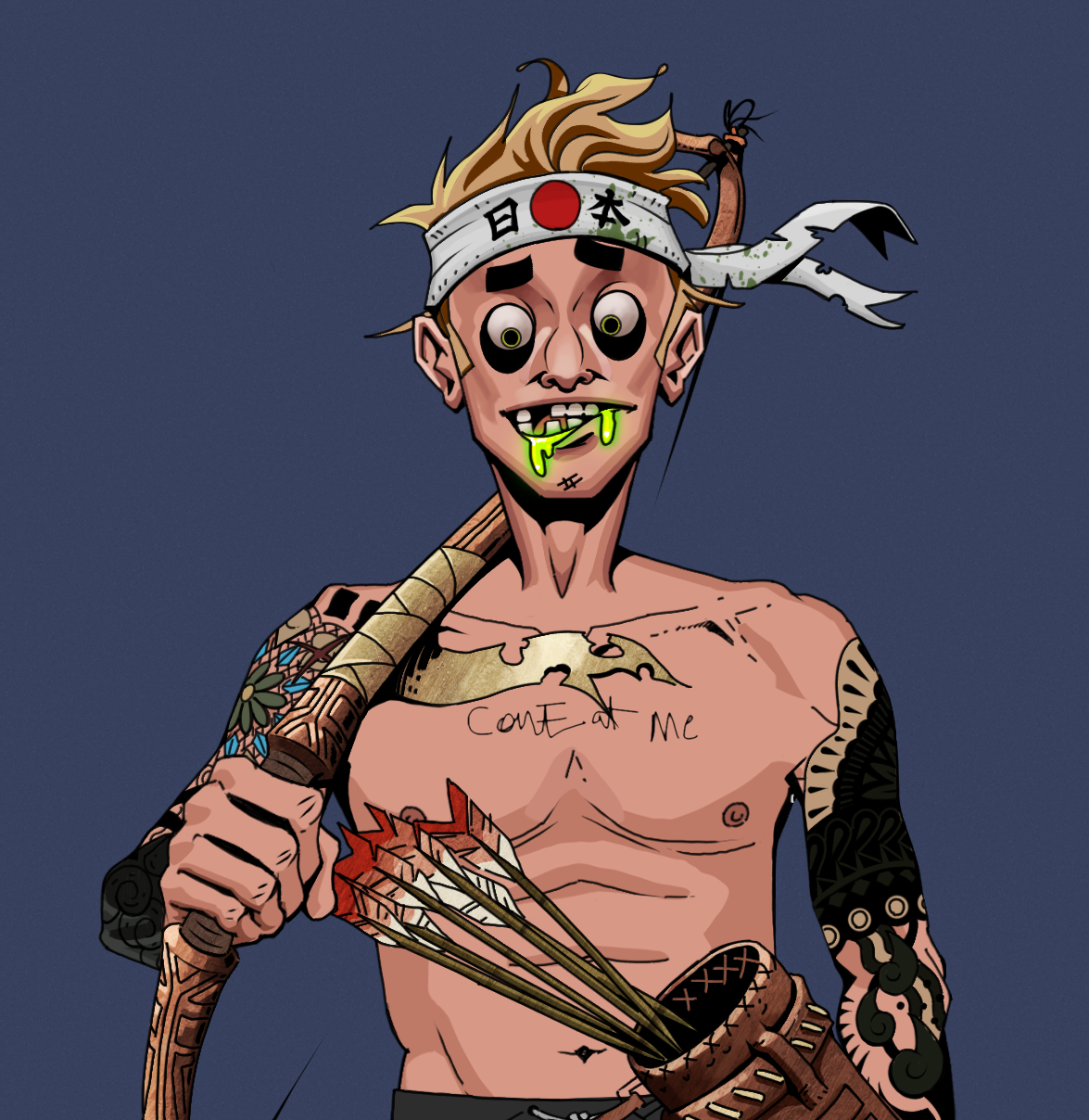 Toxic Azuma — Degen Dojo fighter
