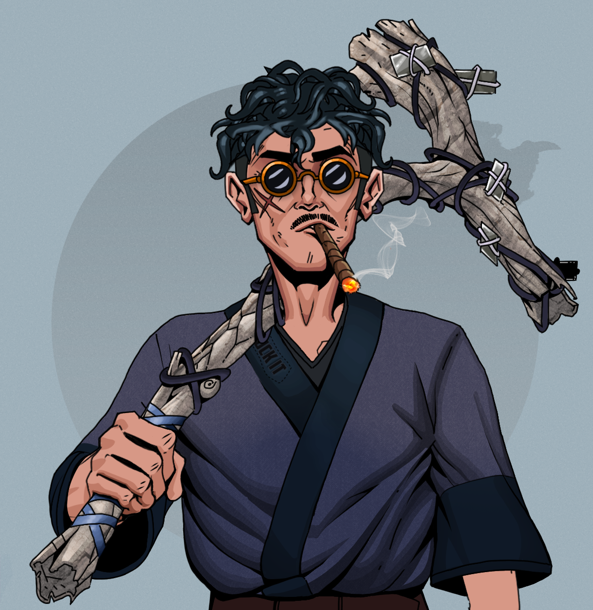 Raikou The Stoner — Degen Dojo fighter