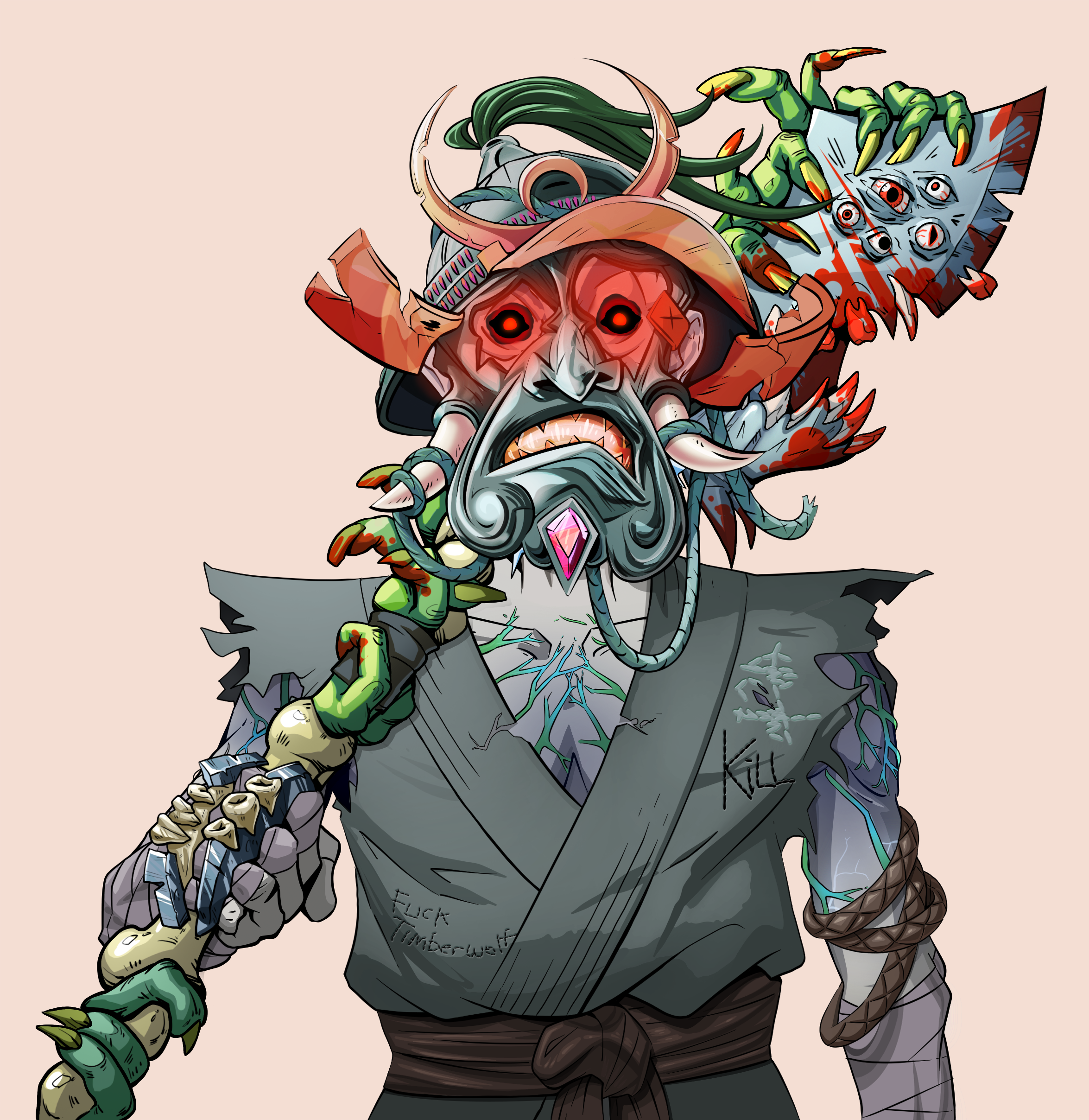 Akuma — Degen Dojo fighter