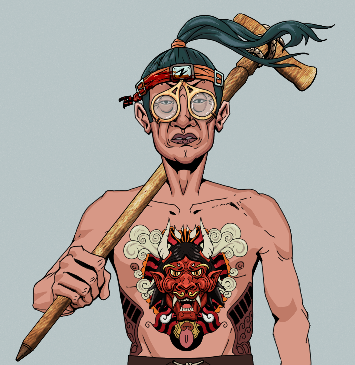 Goro — Degen Dojo fighter