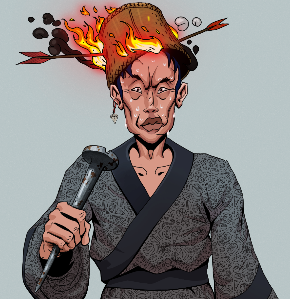 Stresshead Rin — Degen Dojo fighter