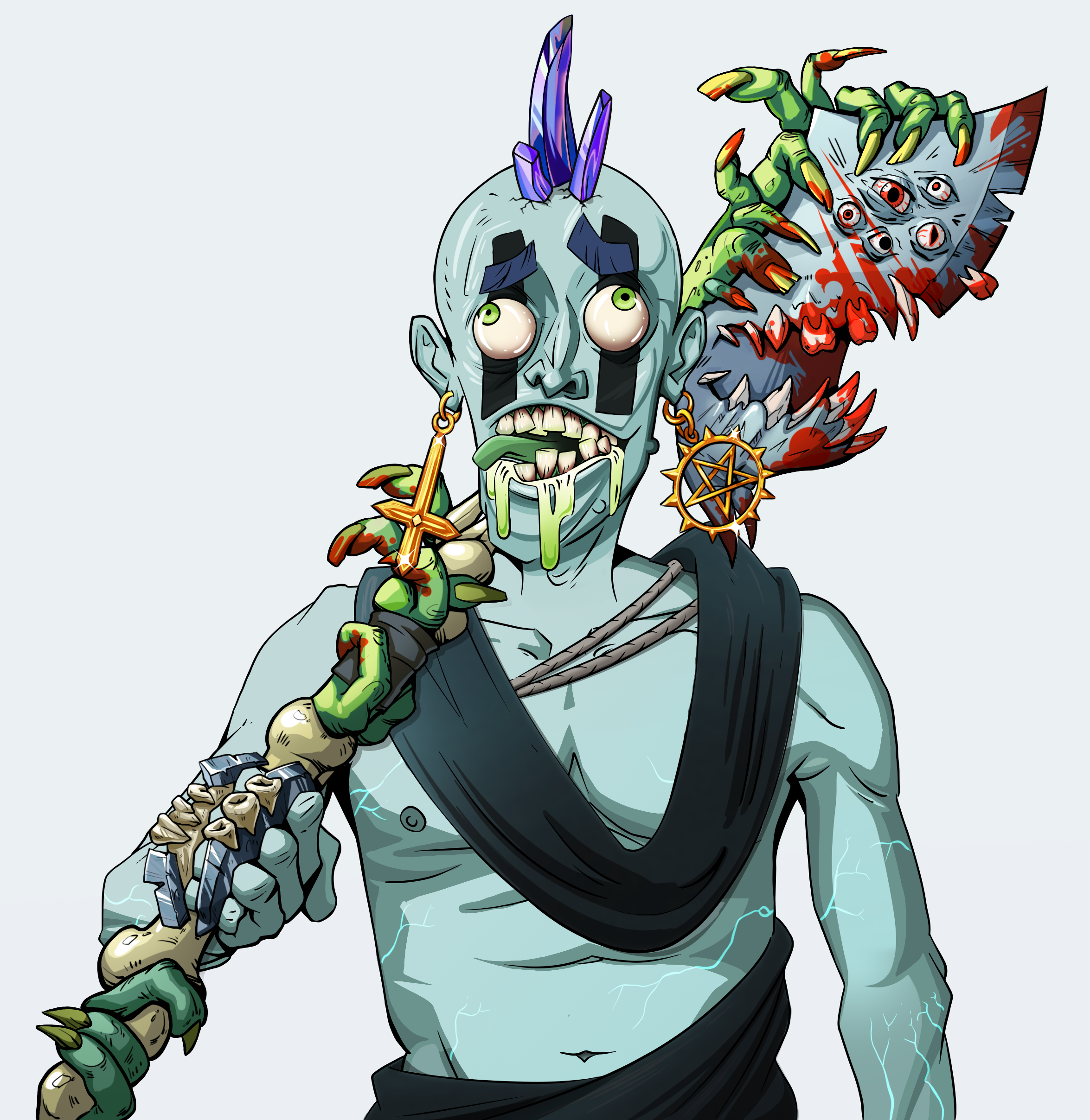 Toxic Azuma — Degen Dojo fighter