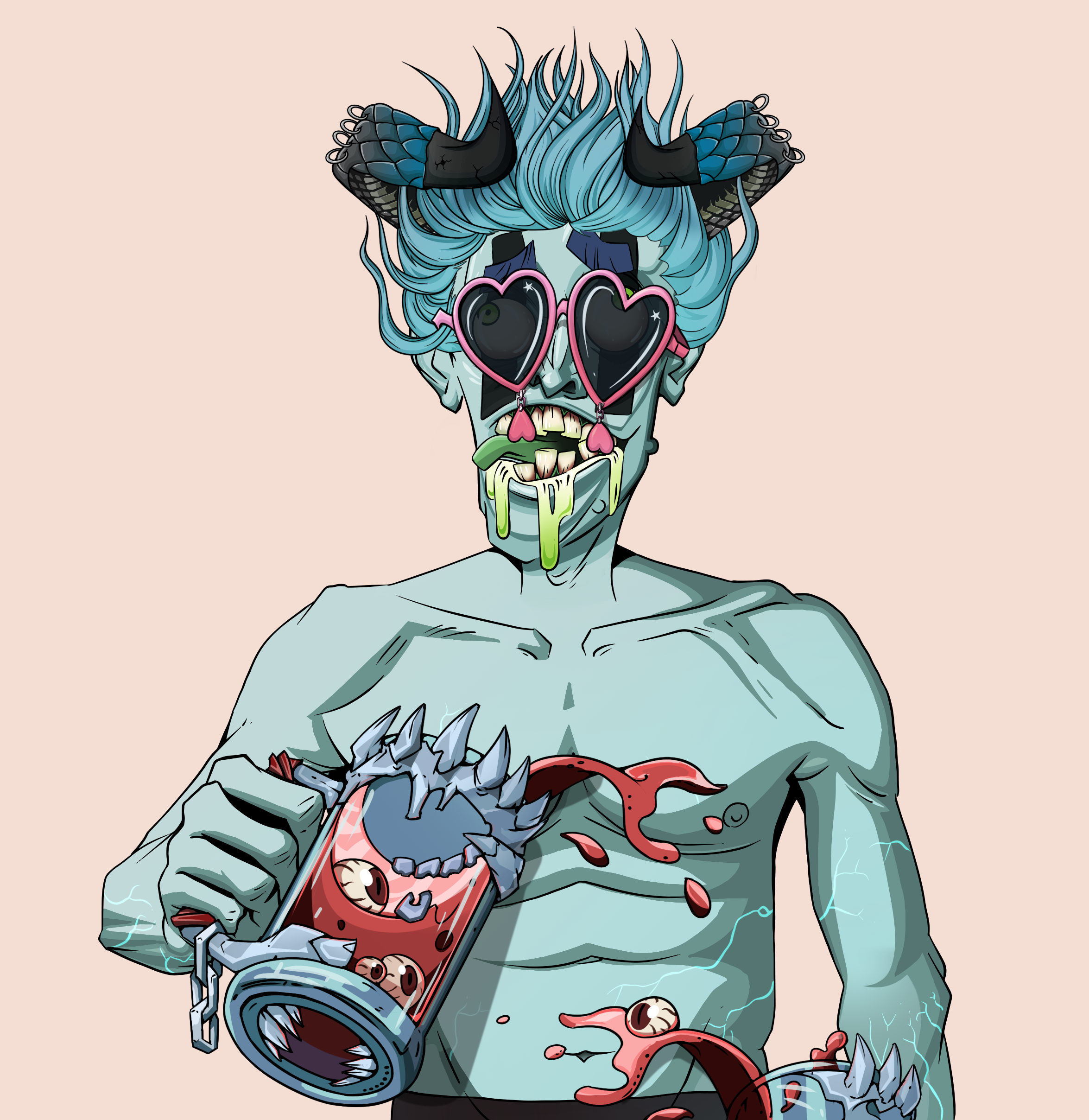 Toxic Azuma — Degen Dojo fighter