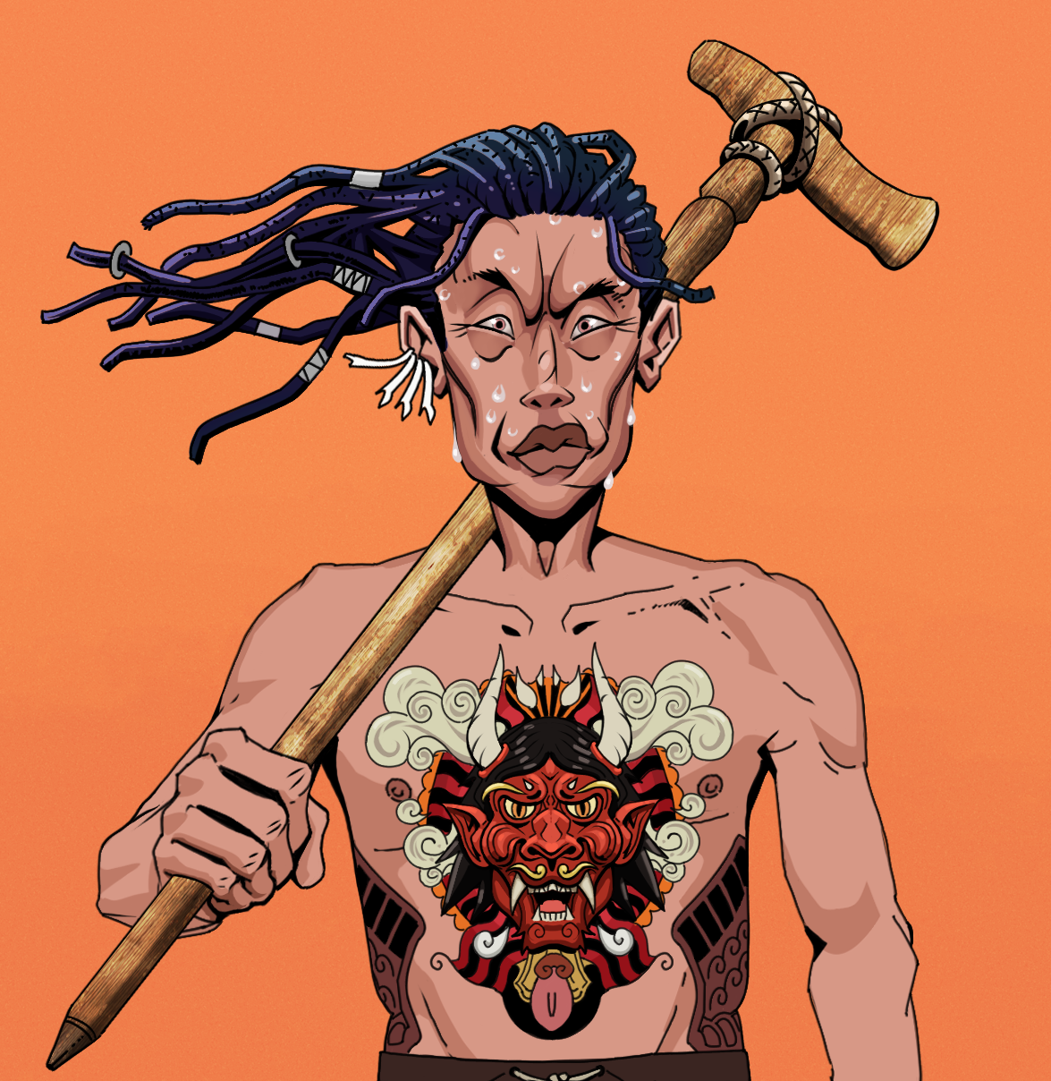 Stresshead Rin — Degen Dojo fighter