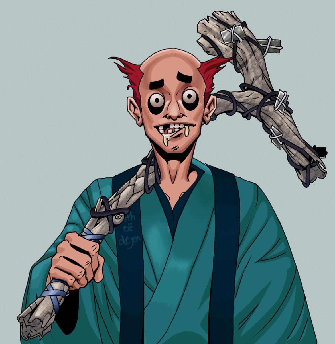 Drooling Azuma — Degen Dojo fighter