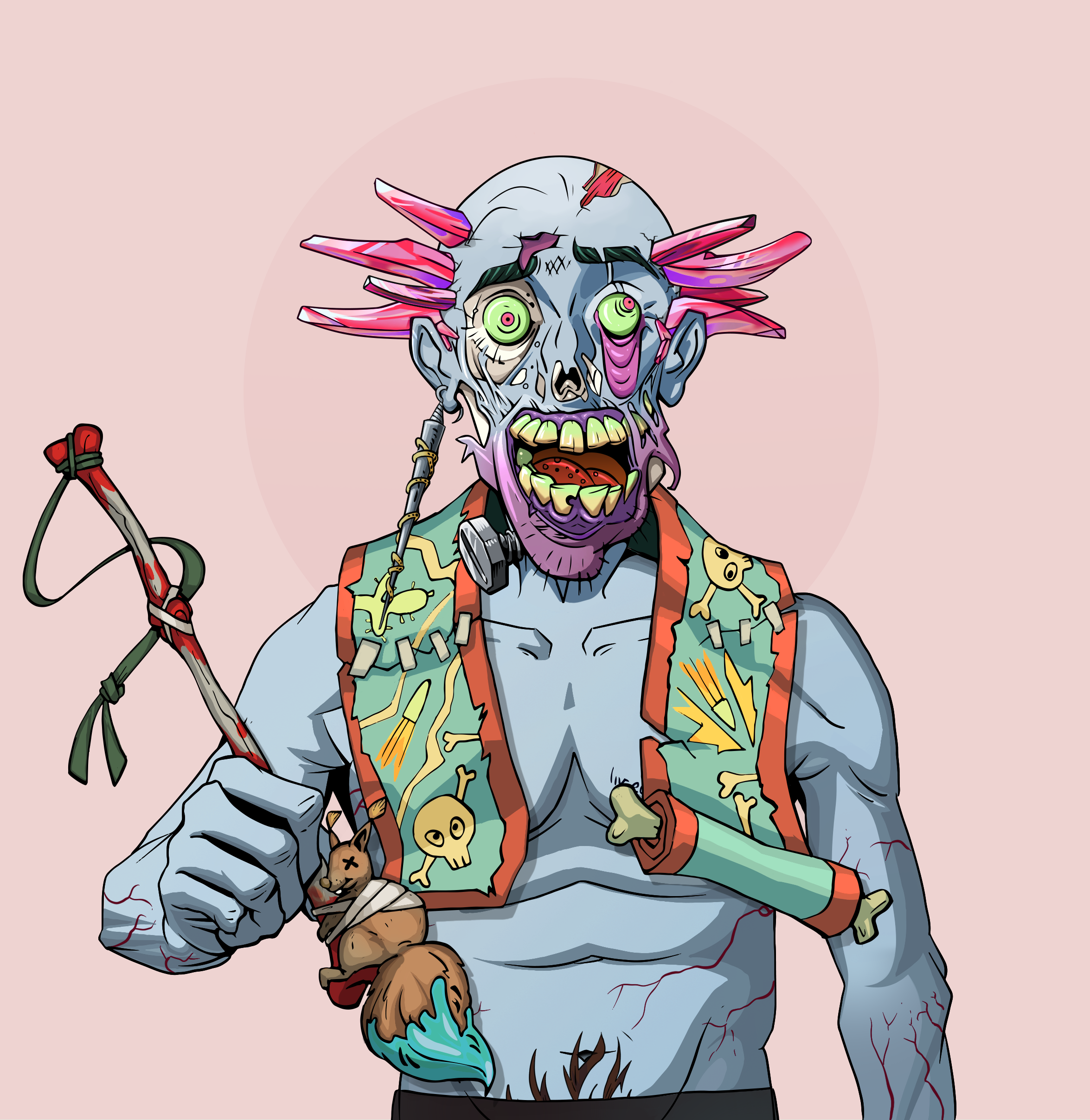 Shitless Botan — Degen Dojo fighter