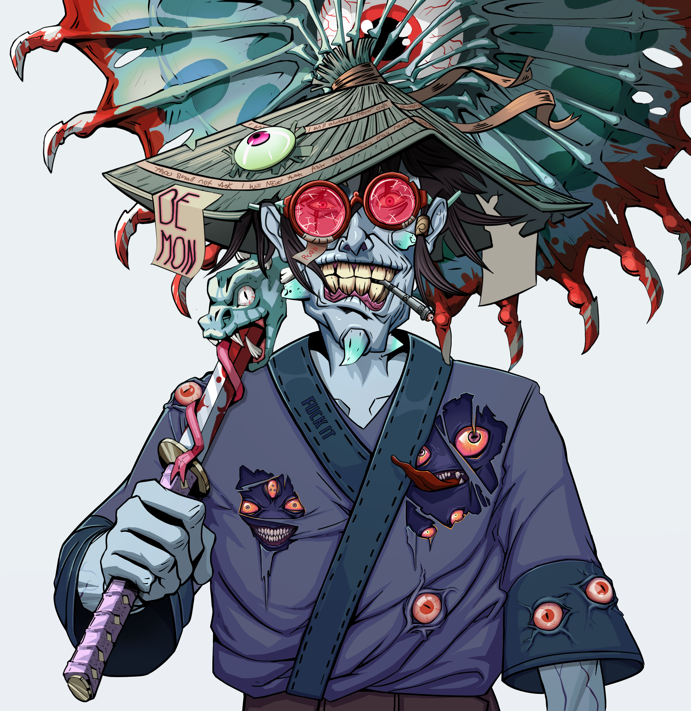 One-Eyed Itsuki — Degen Dojo fighter