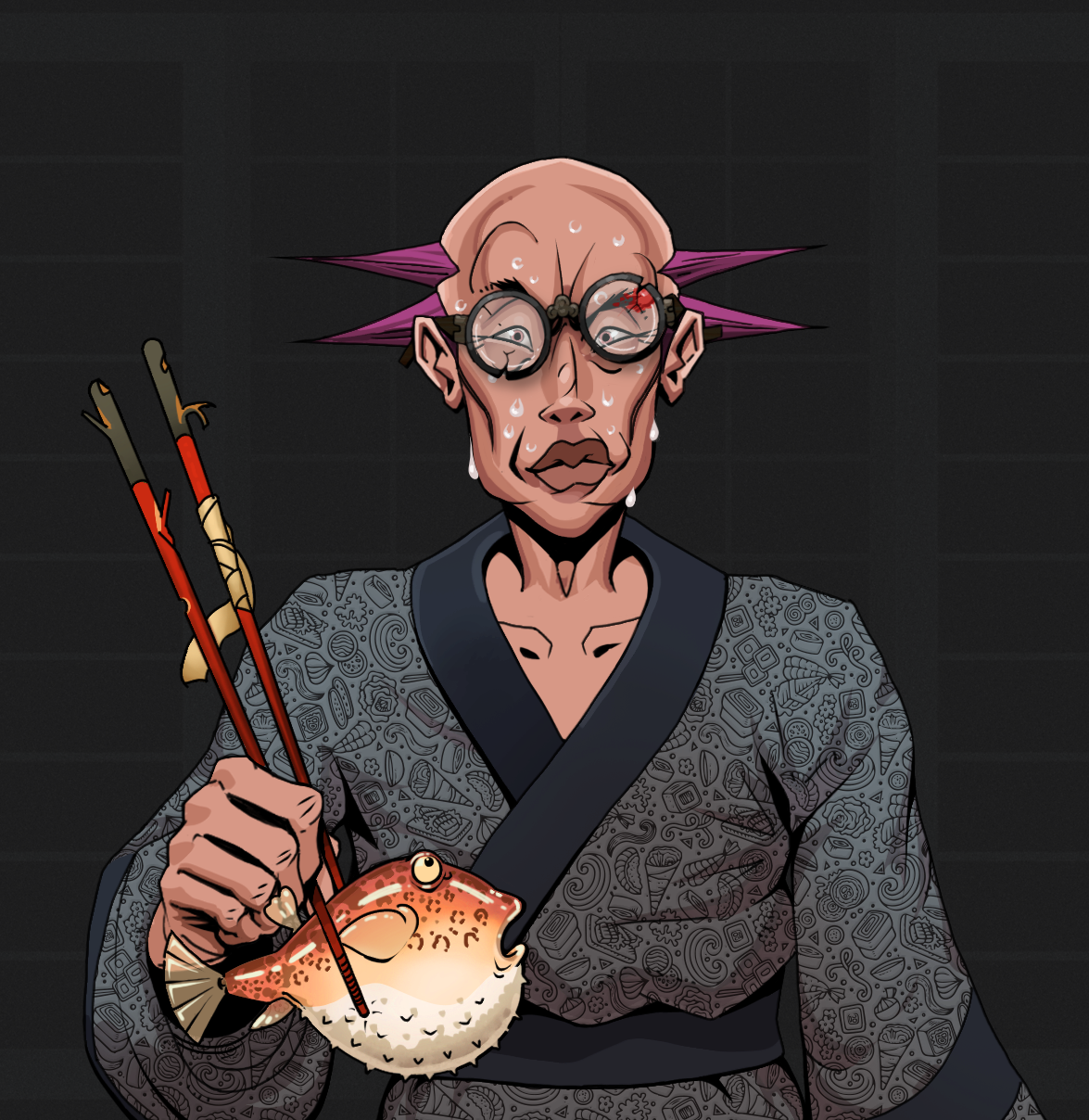 Stresshead Rin — Degen Dojo fighter