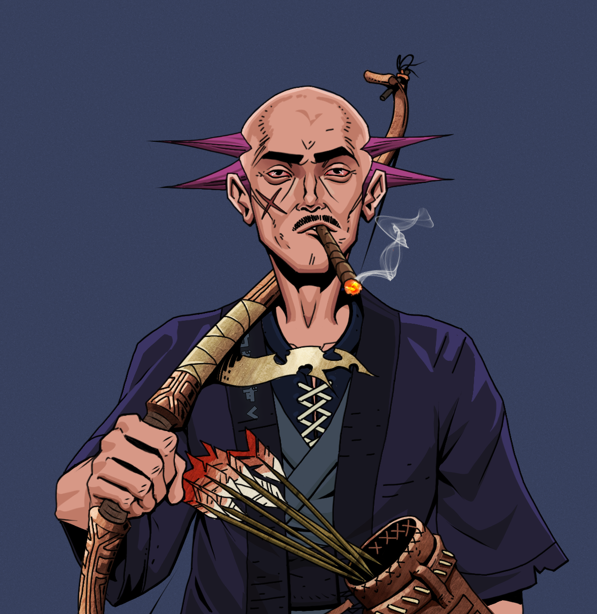 Raikou The Stoner — Degen Dojo fighter