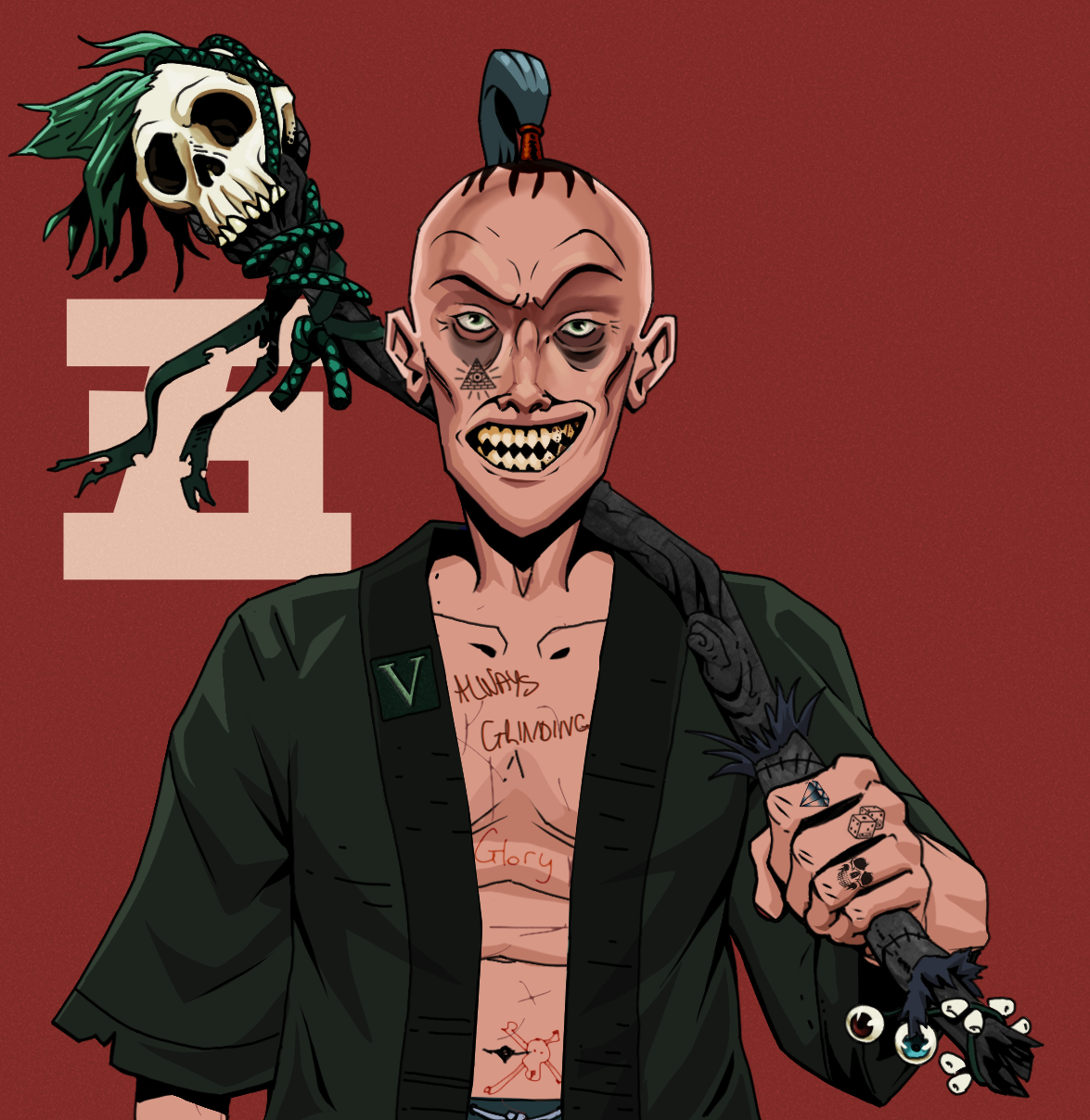 The Kingpin — Degen Dojo Background