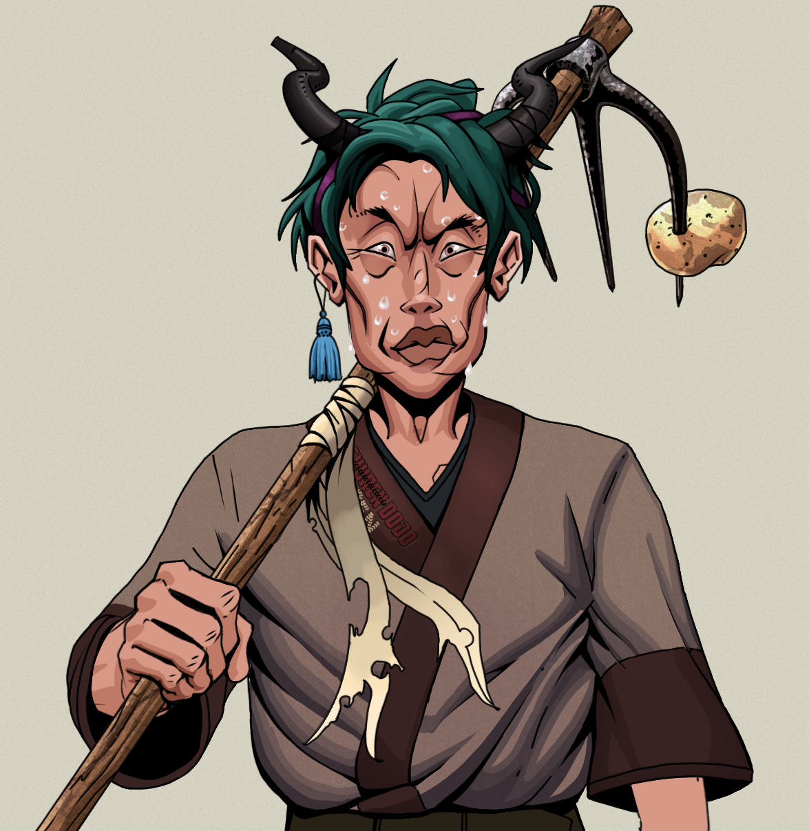 Stresshead Rin — Degen Dojo fighter