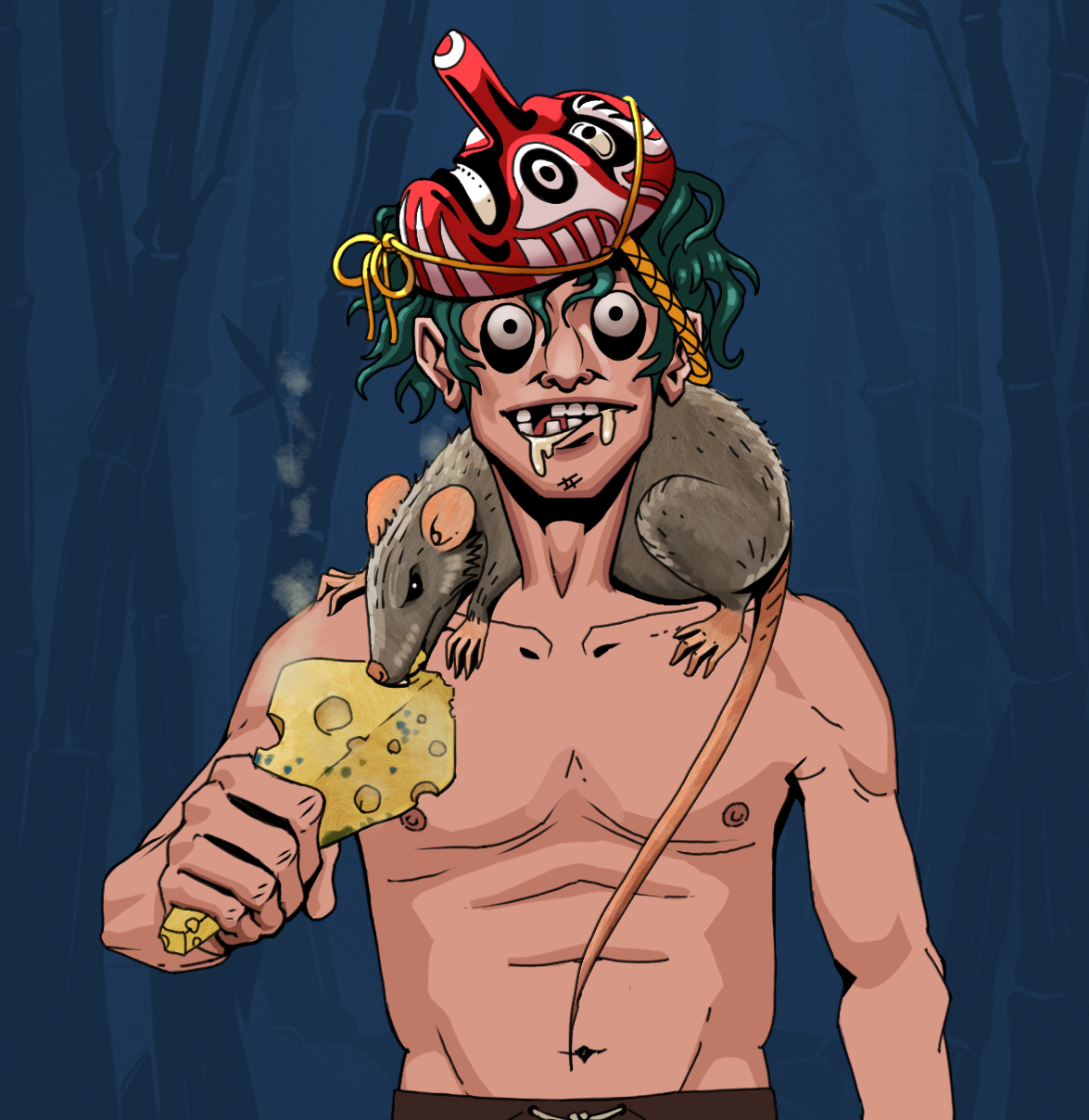 Drooling Azuma — Degen Dojo fighter