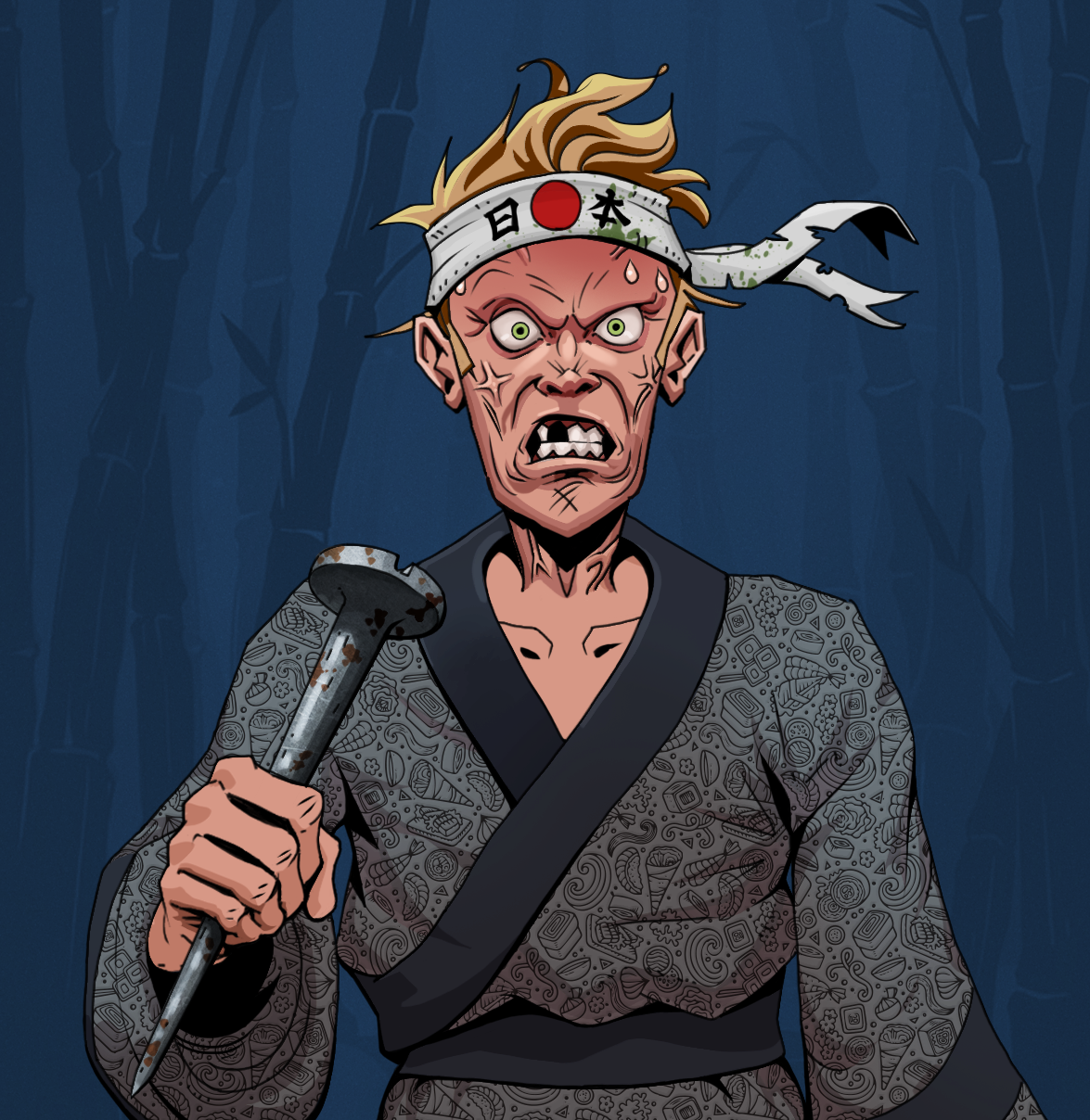 Angry Ikari — Degen Dojo fighter