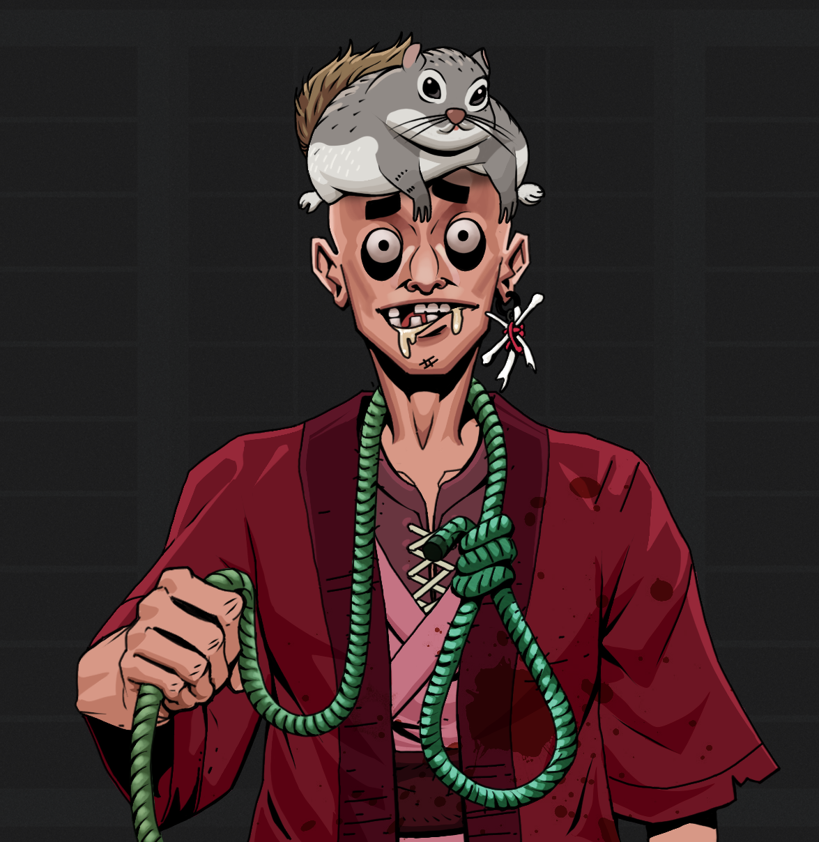 Drooling Azuma — Degen Dojo fighter