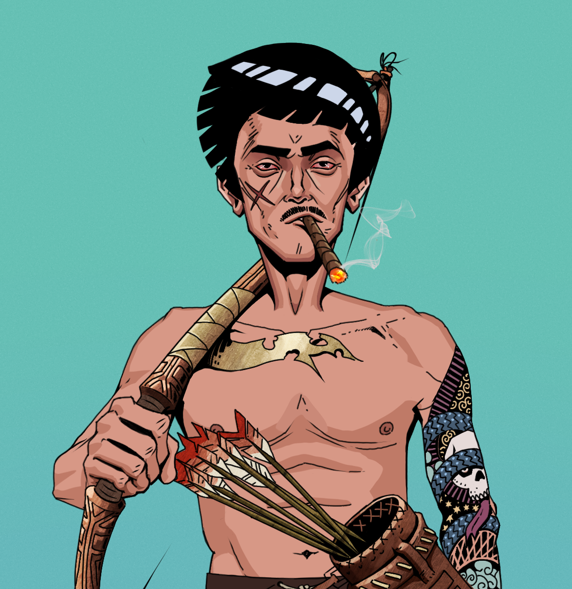 Raikou The Stoner — Degen Dojo fighter