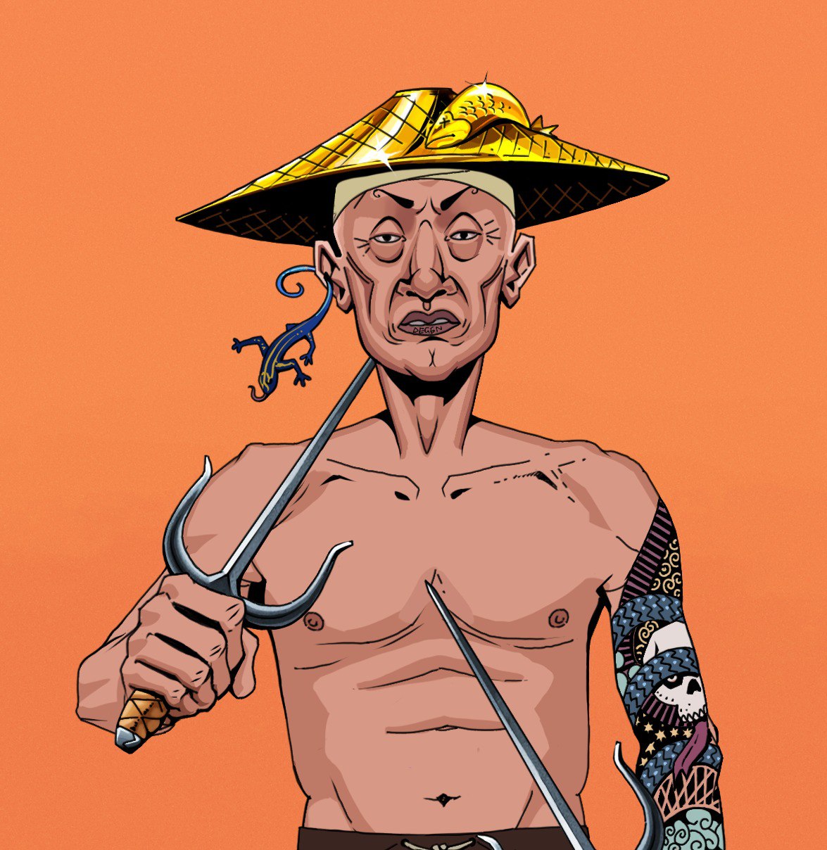 Goro — Degen Dojo fighter