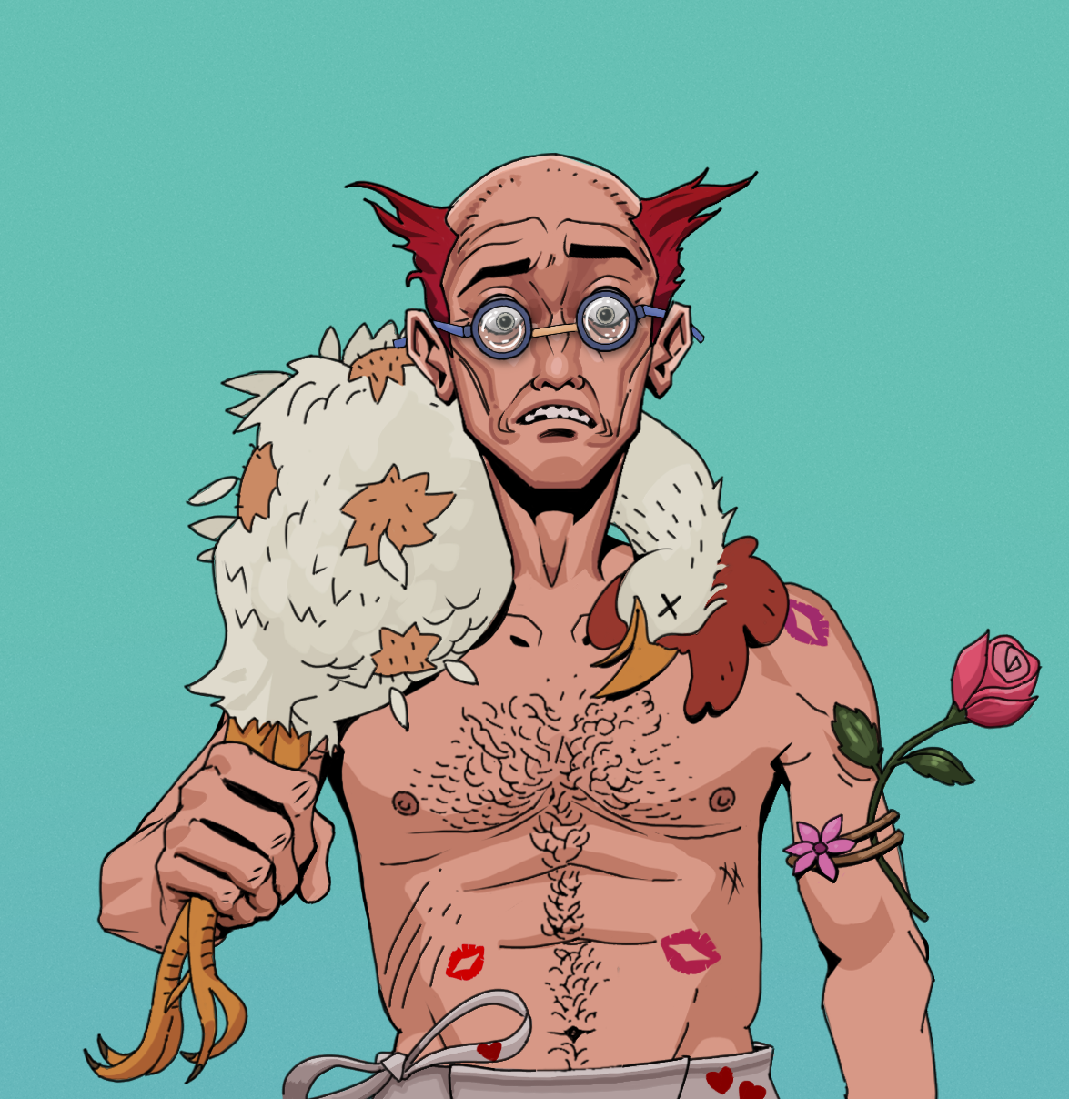 Shitless Botan — Degen Dojo fighter