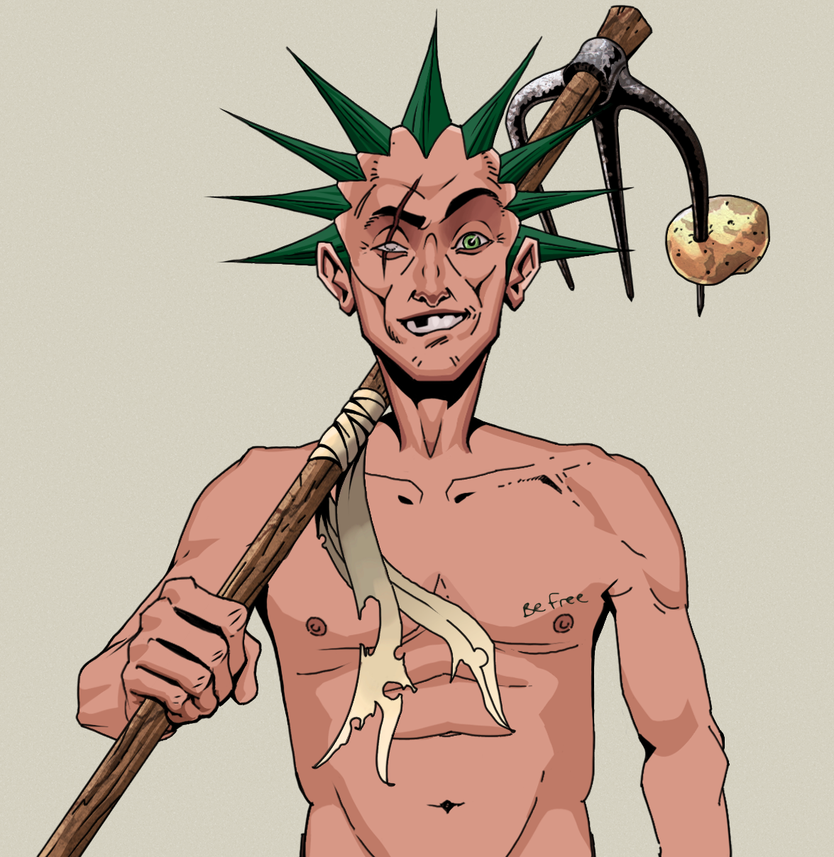 One-Eyed Itsuki — Degen Dojo fighter